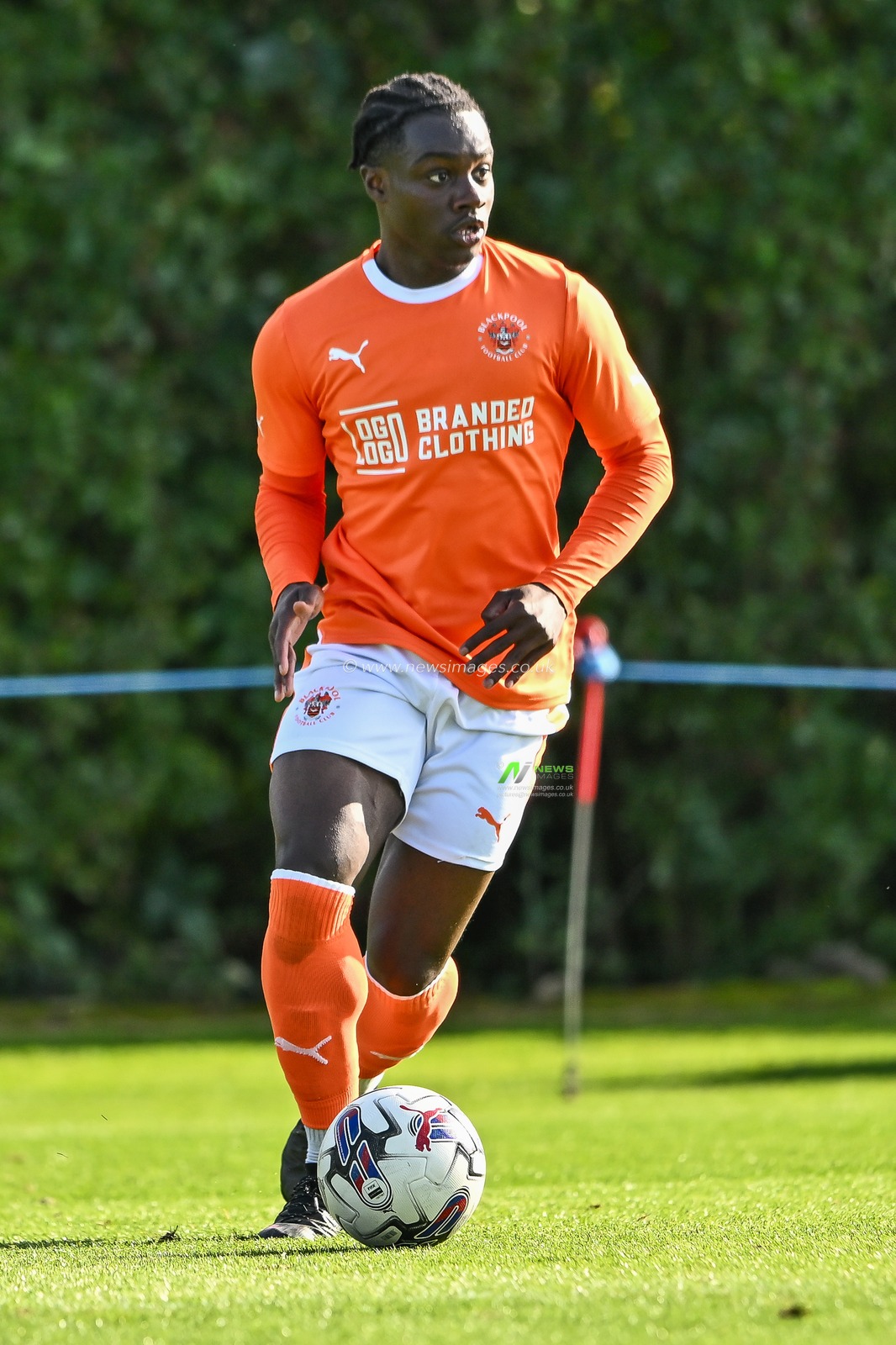 during the Central League match Preston North End vs Blackpool at Springfield Training Ground, Preston, United Kingdom, 26th September 2023

(Photo by Craig Thomas/News Images)