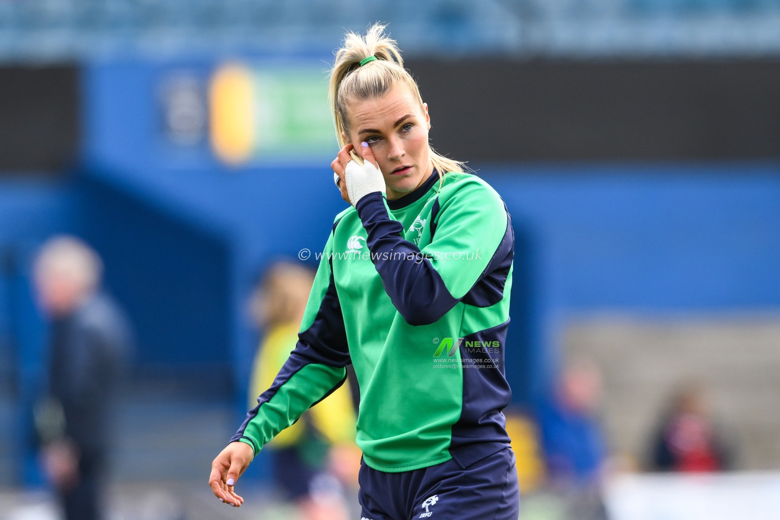 Aoife Doyle of Ireland during pre match warm up ahead of the TikTok Womenâ€™s Six Nations match Wales vs Ireland at BT Cardiff Arms Park, Cardiff, United Kingdom, 25th March 2023

(Photo by Craig Thomas/News Images)