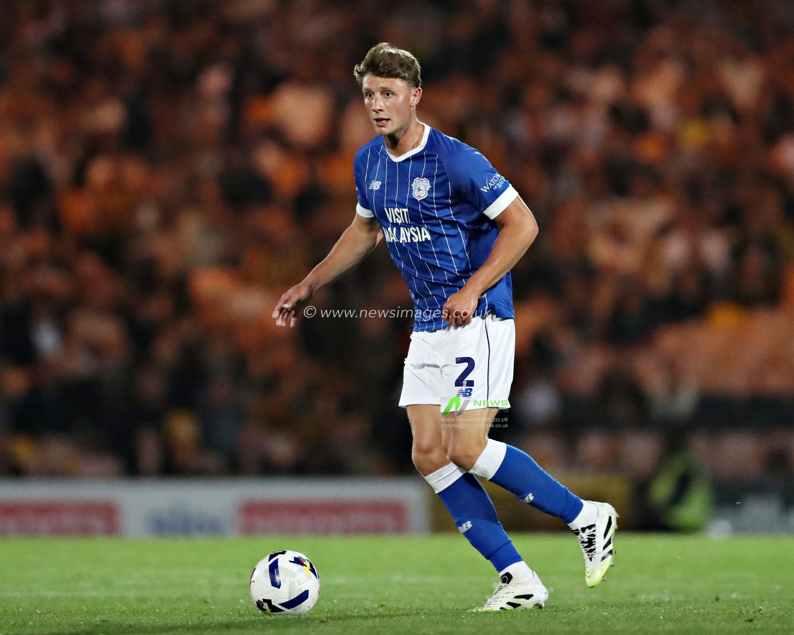 Will Fish of Cardiff City F.C. during the Sky Bet League 1 match Port Vale vs Cardiff City at Vale Park, Burslem, United Kingdom, 7th August 2025(Photo by Sam Eaden/News Images)