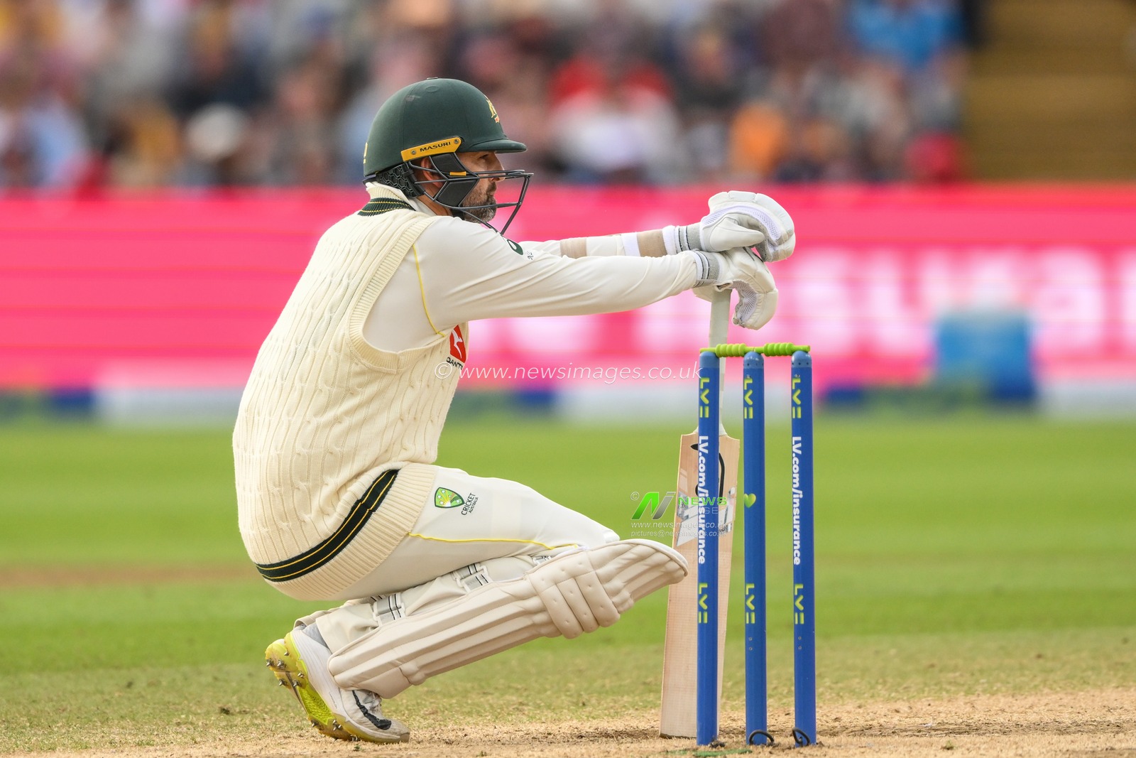 Nathan Lyon of Australia during the LV= Insurance Ashes First Test Series Day 5 England v Australia at Edgbaston, Birmingham, United Kingdom, 20th June 2023

(Photo by Craig Thomas/News Images)