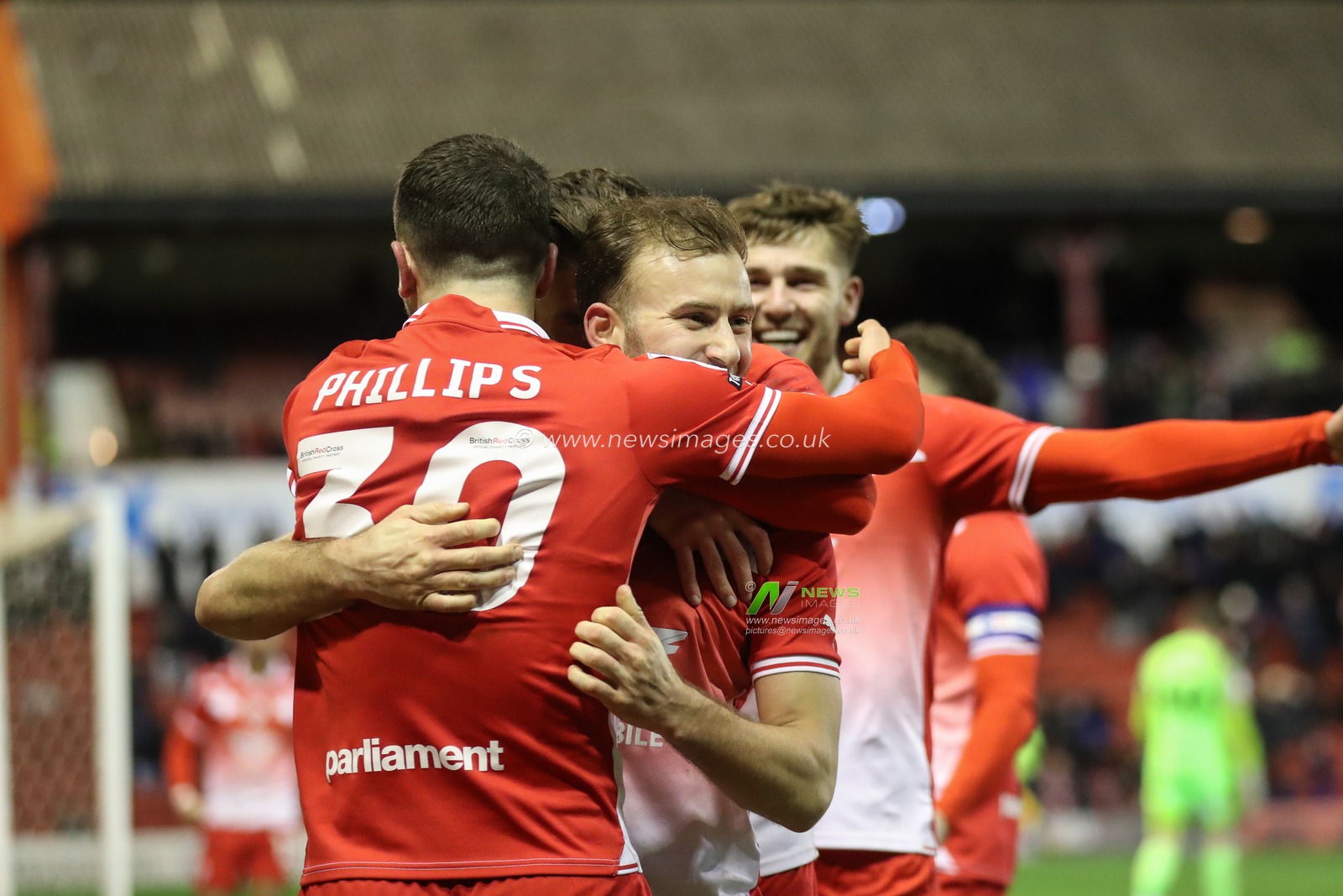 Herbie Kane of Barnsley celebrates his goal to make it 2-1 during the Sky Bet League 1 match Barnsley vs Carlisle United at Oakwell, Barnsley, United Kingdom, 16th January 2024

(Photo by Alfie Cosgrove/News Images)