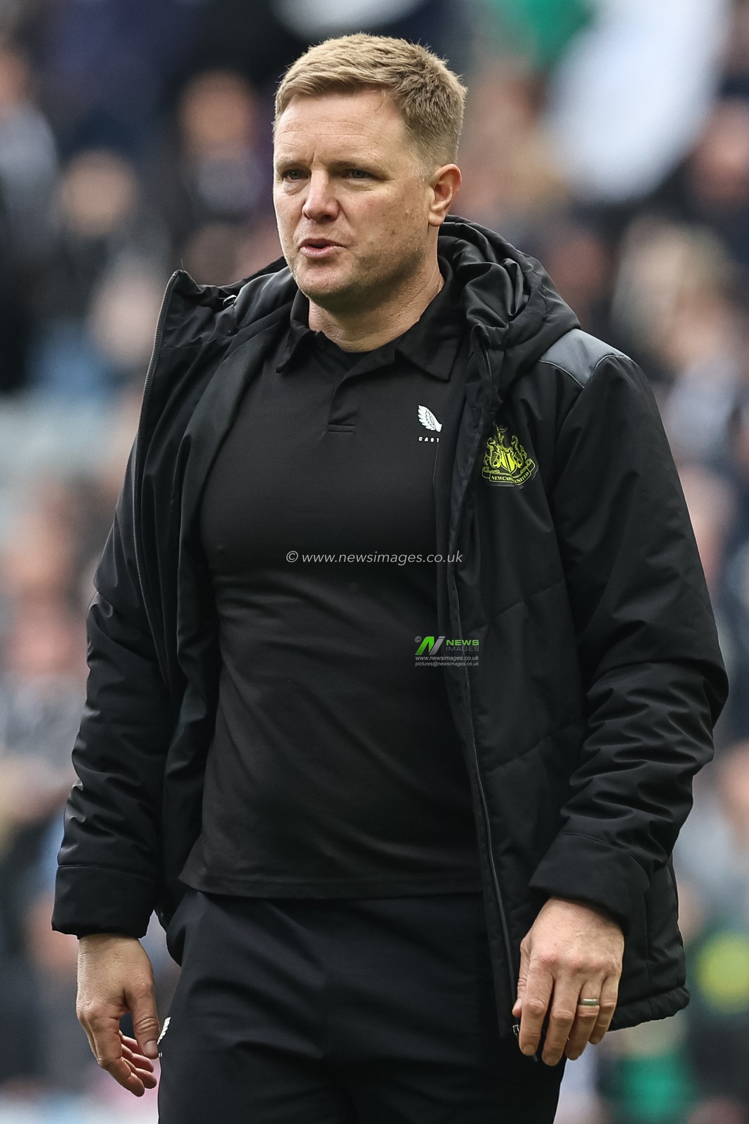 Eddie Howe manager of Newcastle United during the Premier League match Newcastle United vs West Ham United at St. James's Park, Newcastle, United Kingdom, 30th March 2024

(Photo by Mark Cosgrove/News Images)