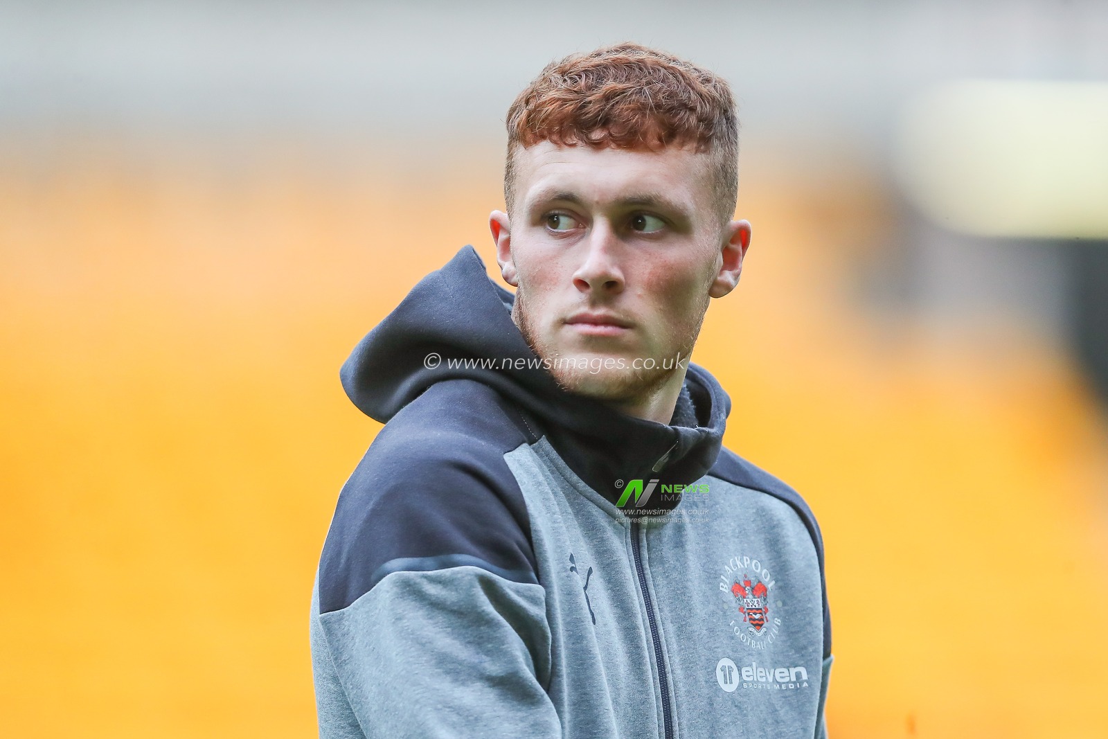 Sonny Carey #10 of Blackpool arrives ahead of the Carabao Cup match Wolverhampton Wanderers vs Blackpool at Molineux, Wolverhampton, United Kingdom, 29th August 2023

(Photo by Gareth Evans/News Images)