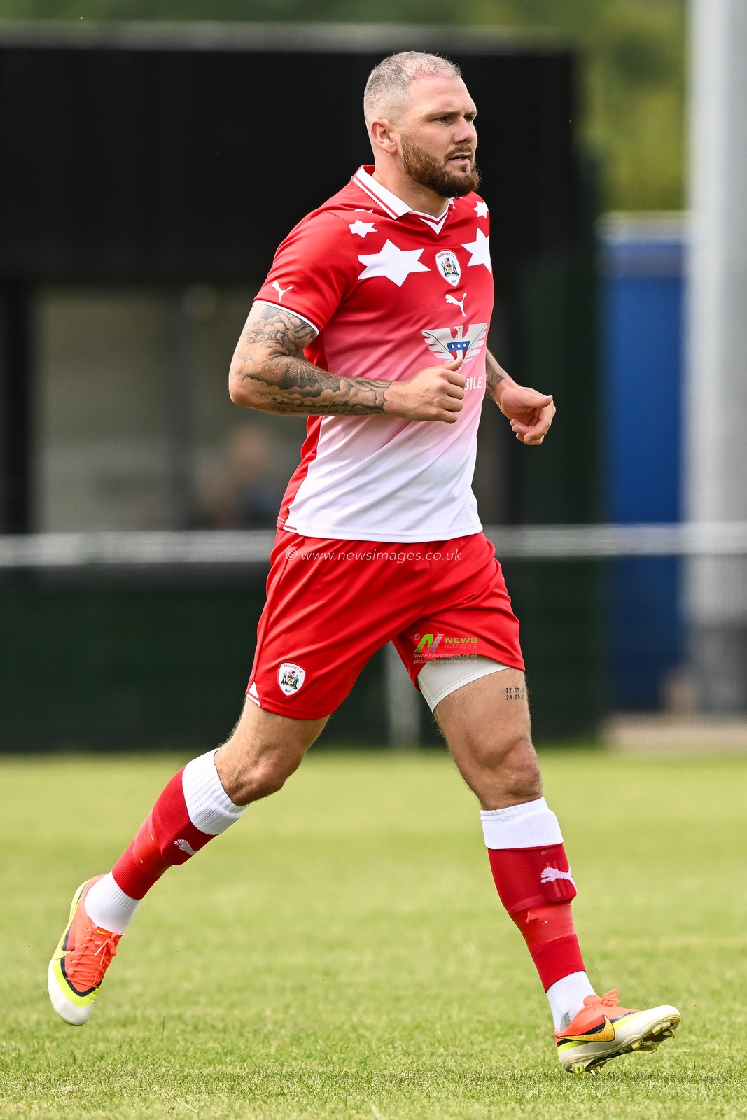 Pre-season friendly match AFC Fylde vs Barnsley at Mill Farm, Fylde, United Kingdom, 8th July 2023

(Photo by Craig Thomas/News Images)