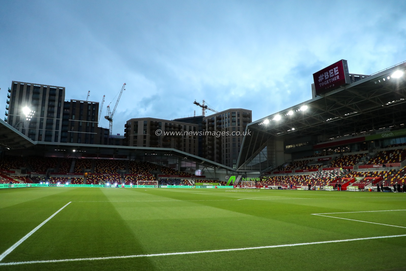 A general view of The Gtech Community Stadium prior to the Premier League match Brentford vs Everton at The Gtech Community Stadium, London, United Kingdom, 26th February 2025

(Photo by Izzy Poles/News Images)