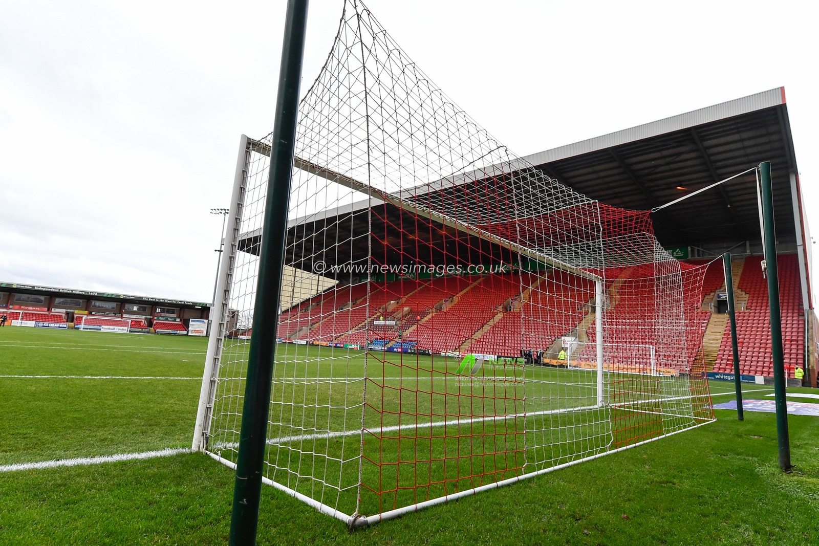 A general view of the Alexandra Stadium, the home of Crewe Alexandra