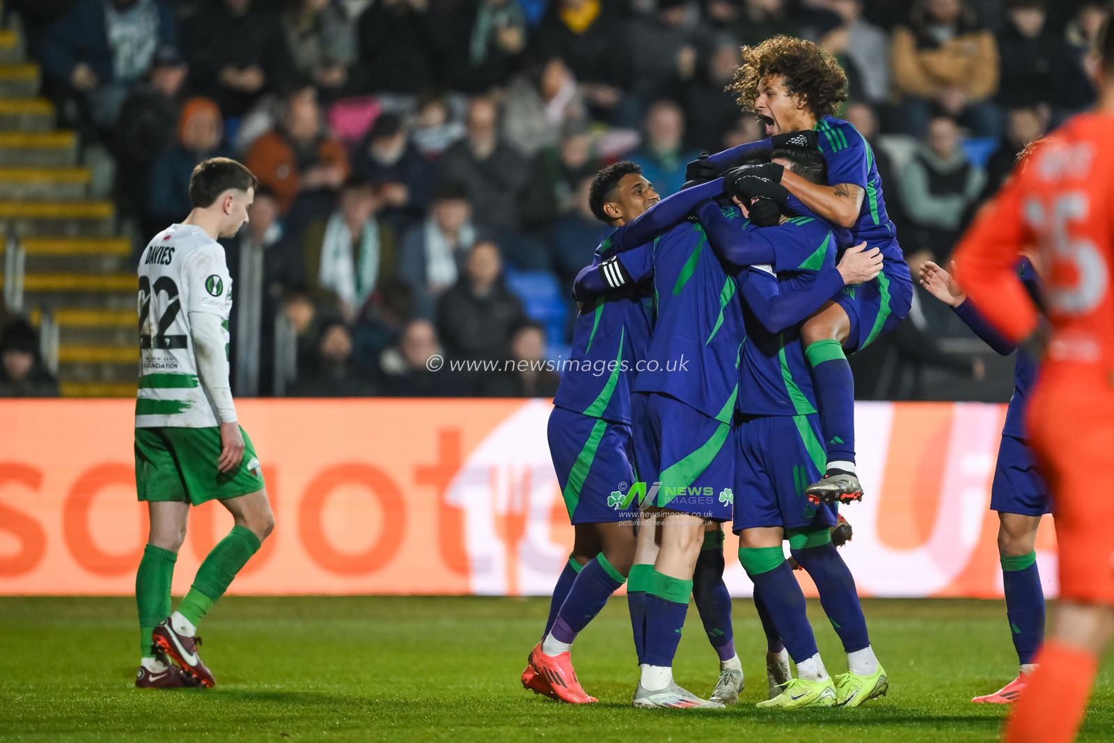 Fotis Ioannidis of Panathinaikos scores a penalty to make it 0-2 during the UEFA Conference League - League Stage The New Saints v Panathinaikos at Croud Meadow, Shrewsbury, United Kingdom, 12th December 2024

(Photo by Craig Thomas/News Images)