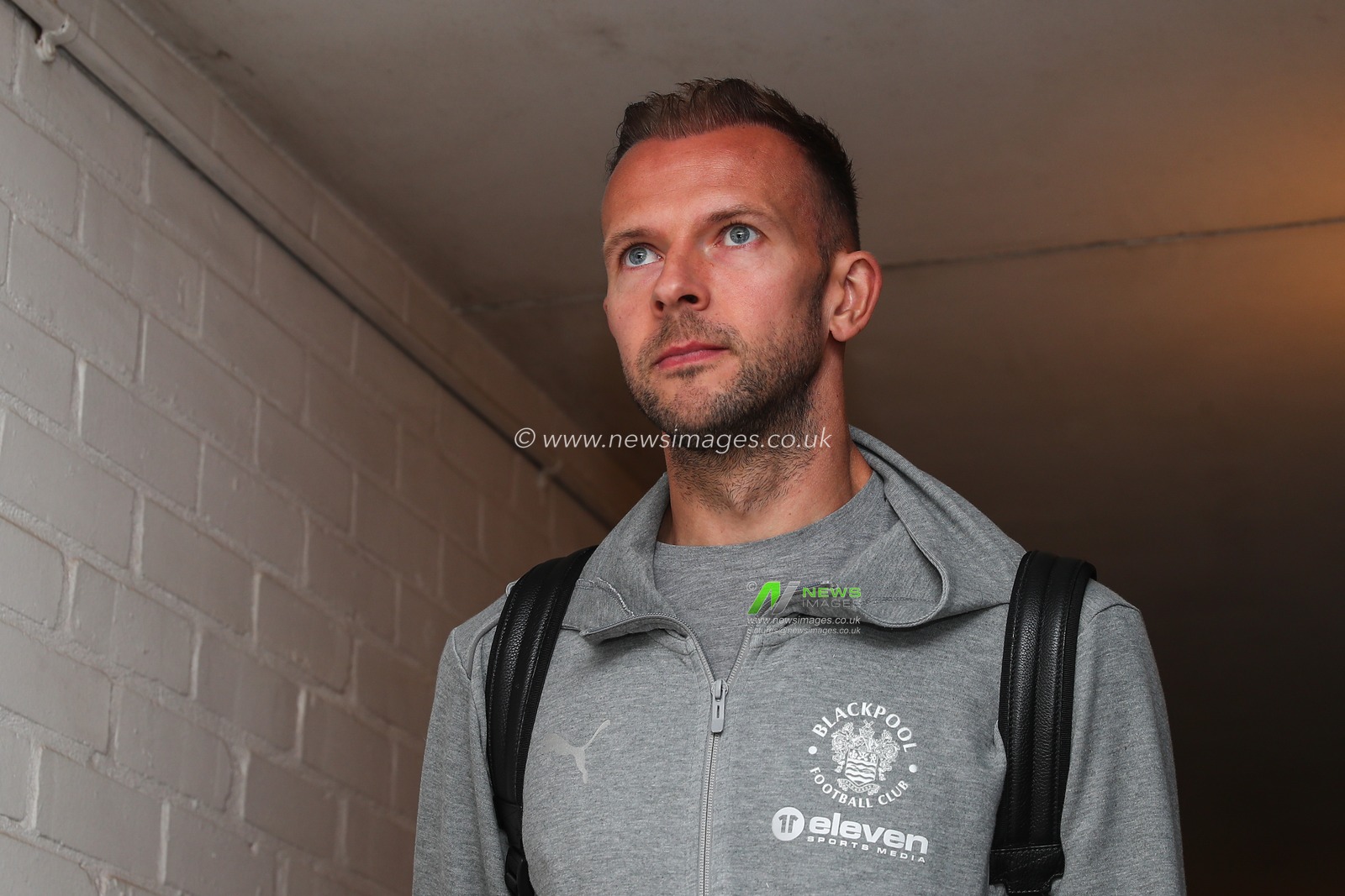 Jordan Rhodes of Blackpool arrives ahead of the Sky Bet League 1 match Cambridge United vs Blackpool at Abbey Stadium, Cambridge, United Kingdom, 24th August 2024

(Photo by Gareth Evans/News Images)