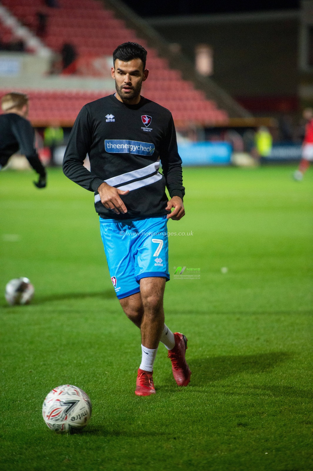 19th November 2019, County Ground, Swindon, England; Emirates FA Cup, First Round Replay, Swindon Town v Cheltenham Town : Conor Thomas of Cheltenham Town

Credit: Gareth Dalley/News Images