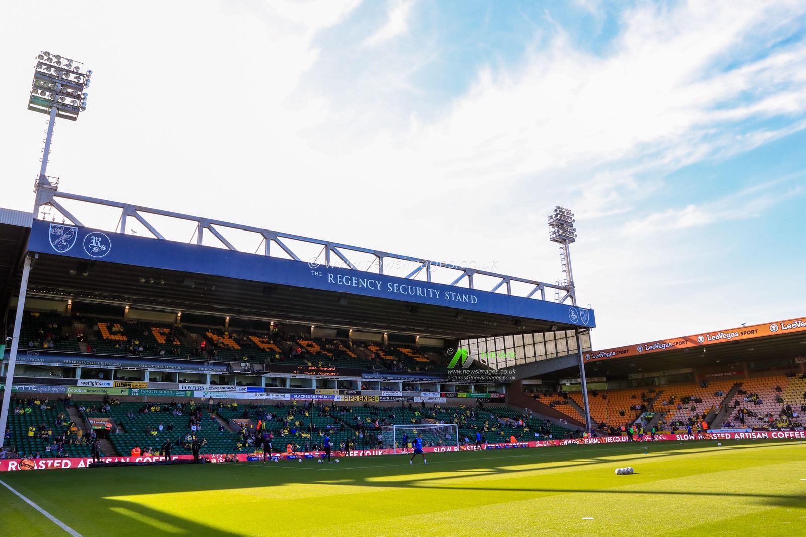 29th September 2018, Carrow Road, Norfolk, England; Sky Bet Championship, Norwich City v Wigan Athletic ; Regency Security Stand at Carrow Road.

Credit:   Georgie Kerr/News Images

English Football League images are subject to DataCo Licence