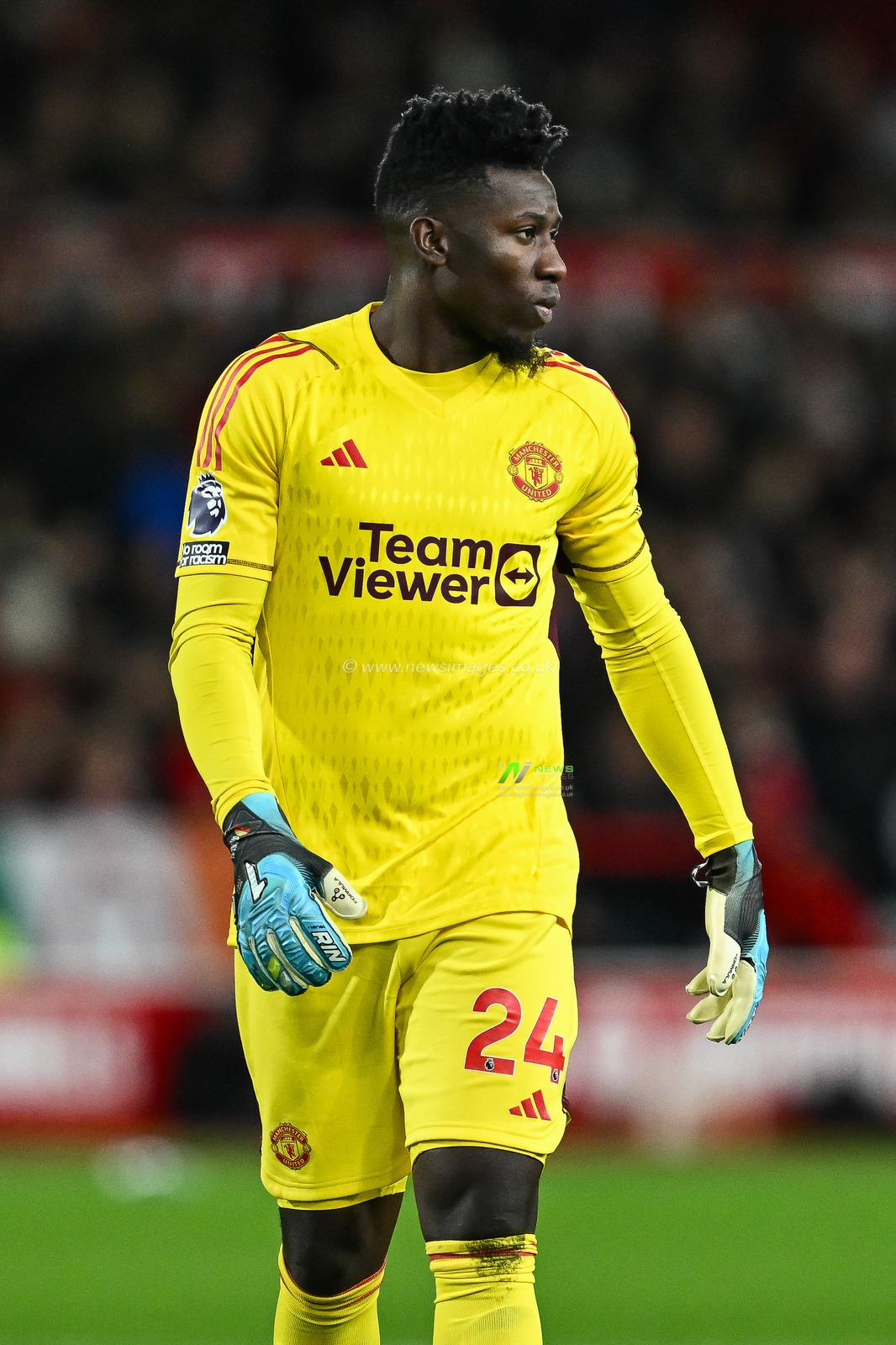 AndrÃ© Onana of Manchester United during the Premier League match Nottingham Forest vs Manchester United at City Ground, Nottingham, United Kingdom, 30th December 2023

(Photo by Craig Thomas/News Images)