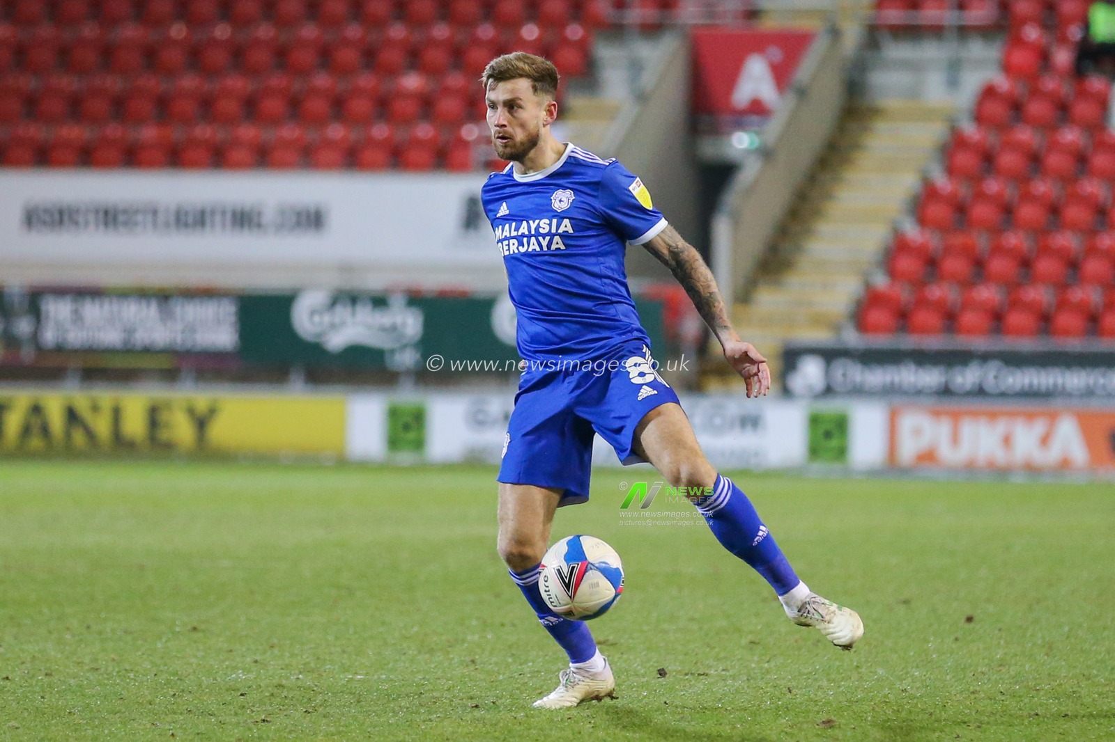 Joe Ralls #8 of Cardiff City during the game