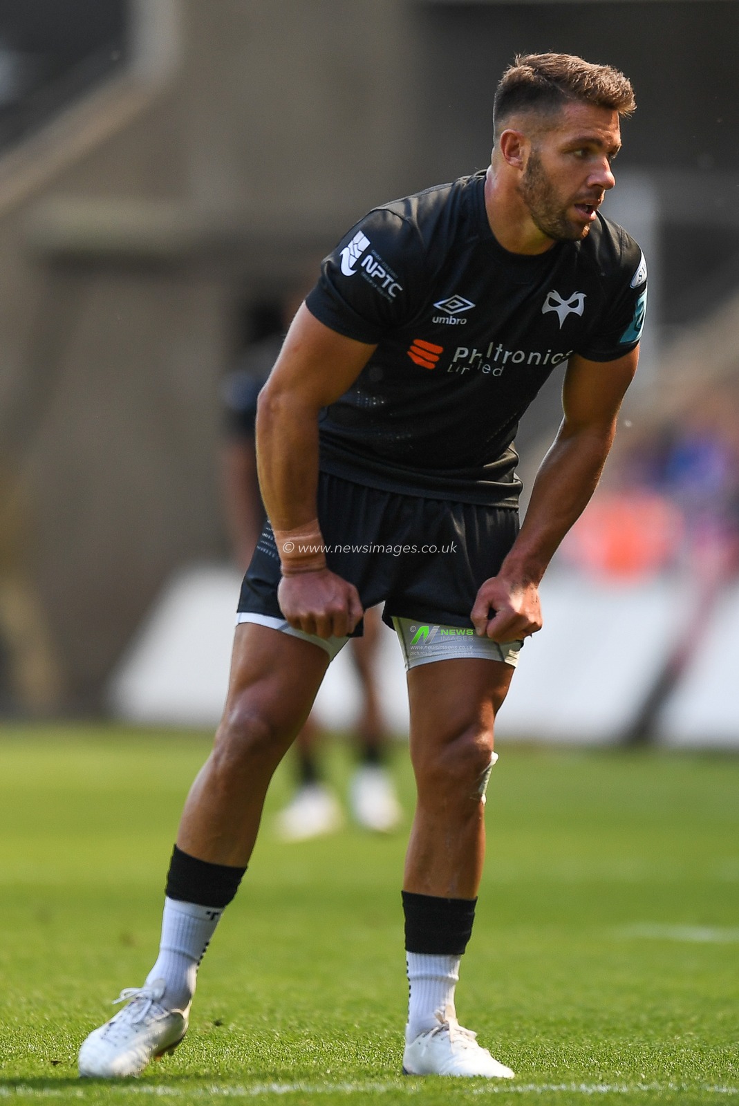 Rhys Webb of Ospreys, during the game