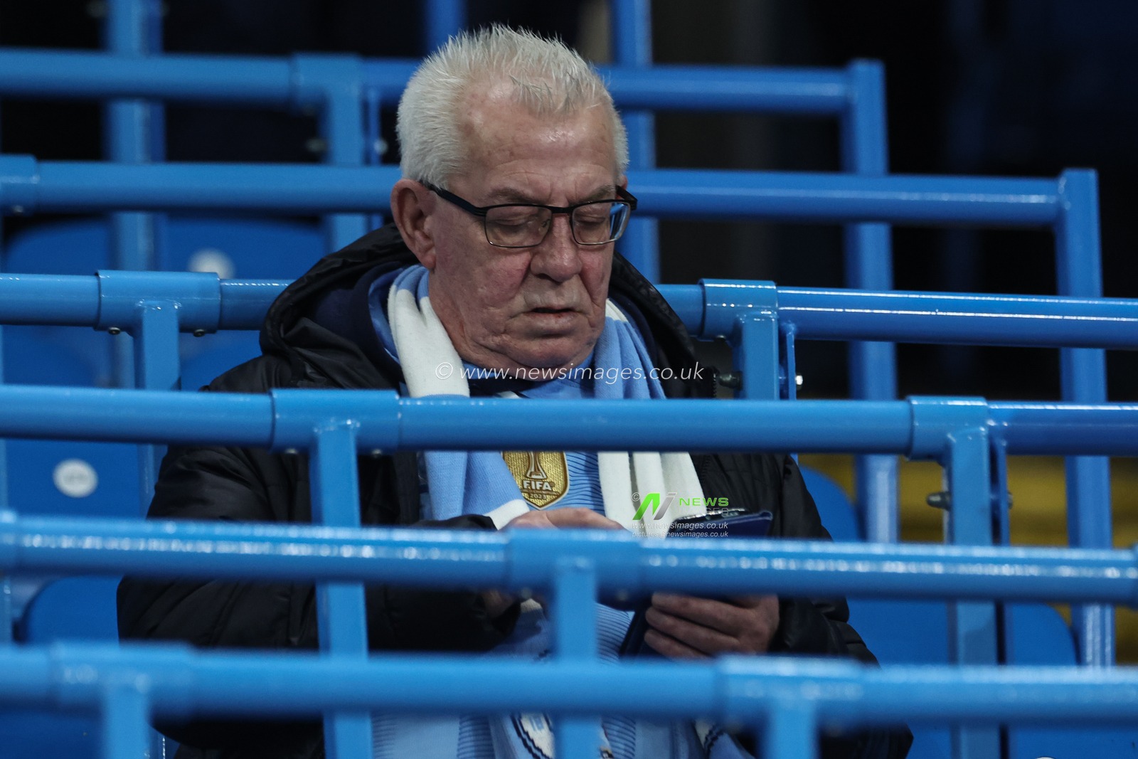 Manchester City fans arrive during the Premier League match Manchester City vs Brentford at Etihad Stadium, Manchester, United Kingdom, 20th February 2024

(Photo by Mark Cosgrove/News Images)