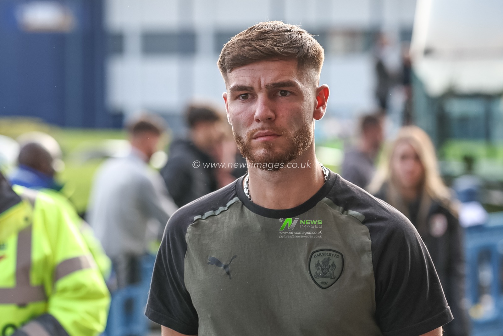 John Mcatee of Barnsley arrives during the Sky Bet League 1 Play-offs Semi-final second leg match Bolton Wanderers vs Barnsley at Toughsheet Community Stadium, Bolton, United Kingdom, 7th May 2024

(Photo by Mark Cosgrove/News Images)