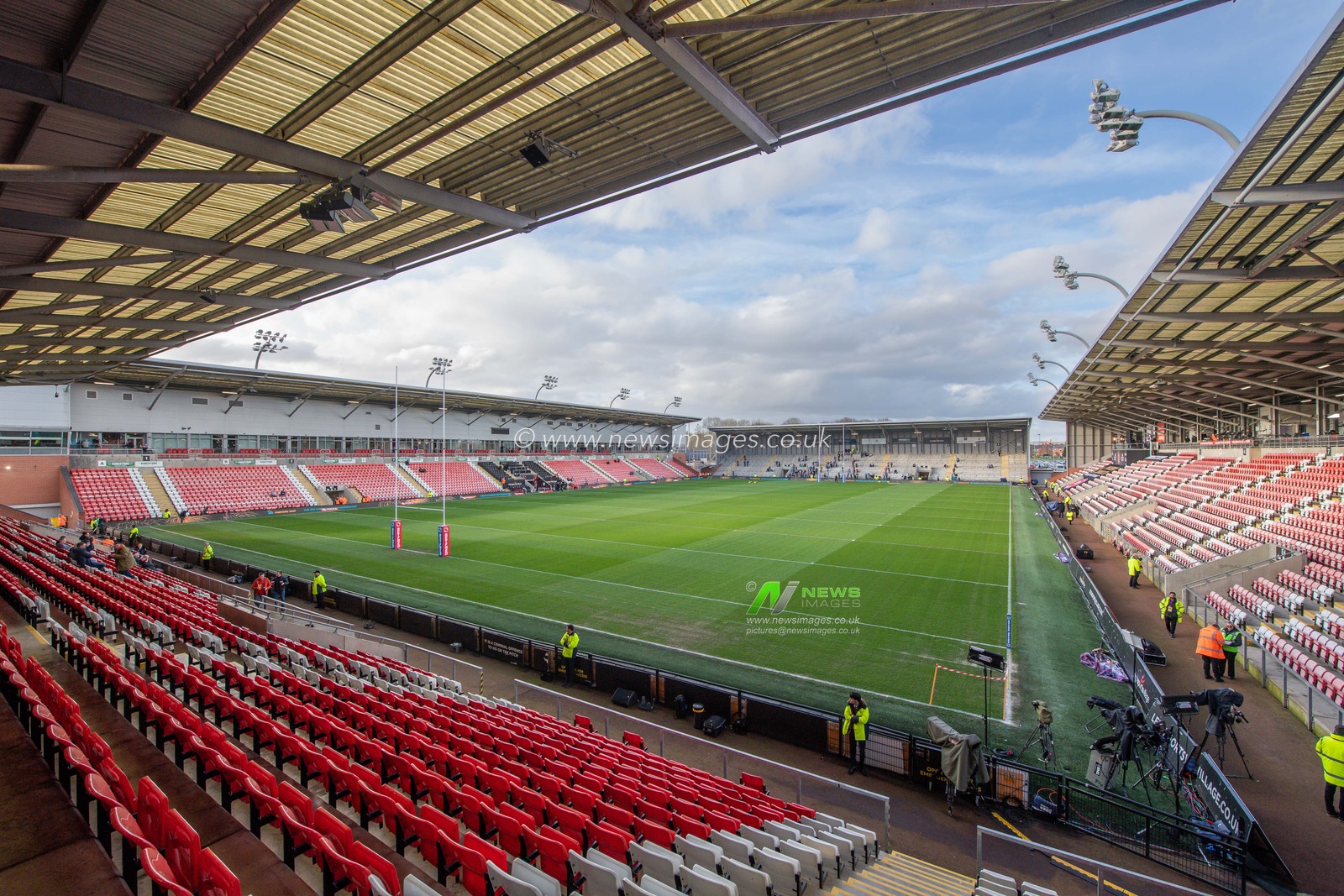 General view of Leigh Sports Village, Home of Leigh Leopards ahead of the Betfred Super League Round 7 match Leigh Leopards vs Wigan Warriors at Leigh Sports Village, Leigh, United Kingdom, 30th March 2023

(Photo by Craig Thomas/News Images)