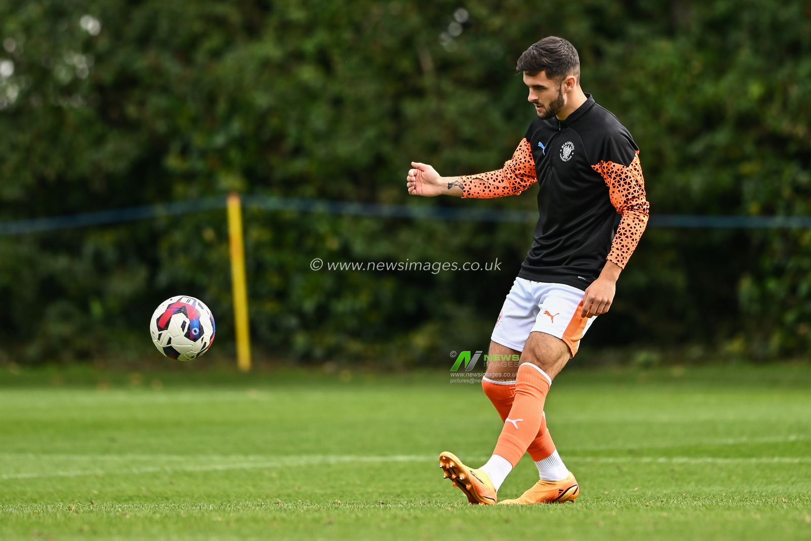 during the Central League match Preston North End vs Blackpool at Springfield Training Ground, Preston, United Kingdom, 26th September 2023

(Photo by Craig Thomas/News Images)