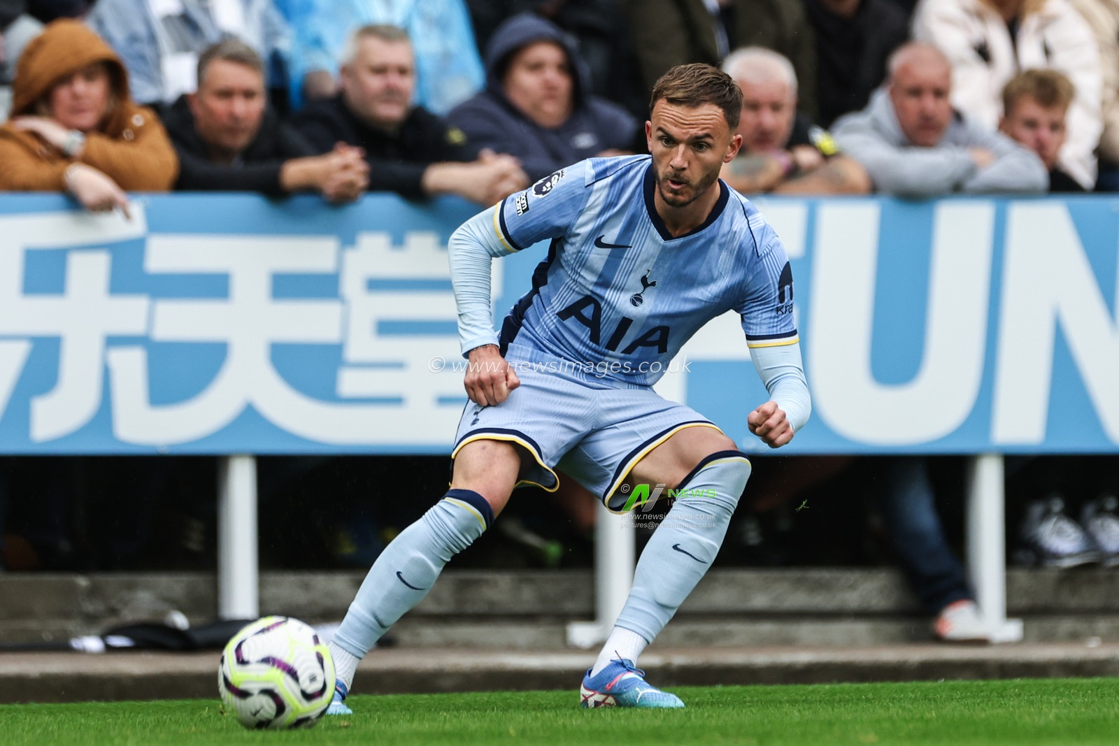 James Maddison of Tottenham Hotspur during the Premier League match Newcastle United vs Tottenham Hotspur at St. James's Park, Newcastle, United Kingdom, 1st September 2024

(Photo by Mark Cosgrove/News Images)