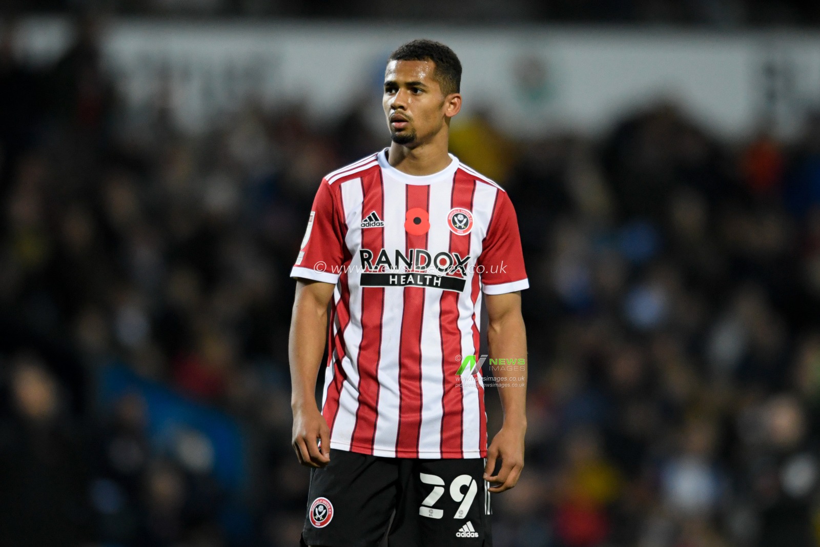 Iliman Ndiaye #29 of Sheffield United in action during the game