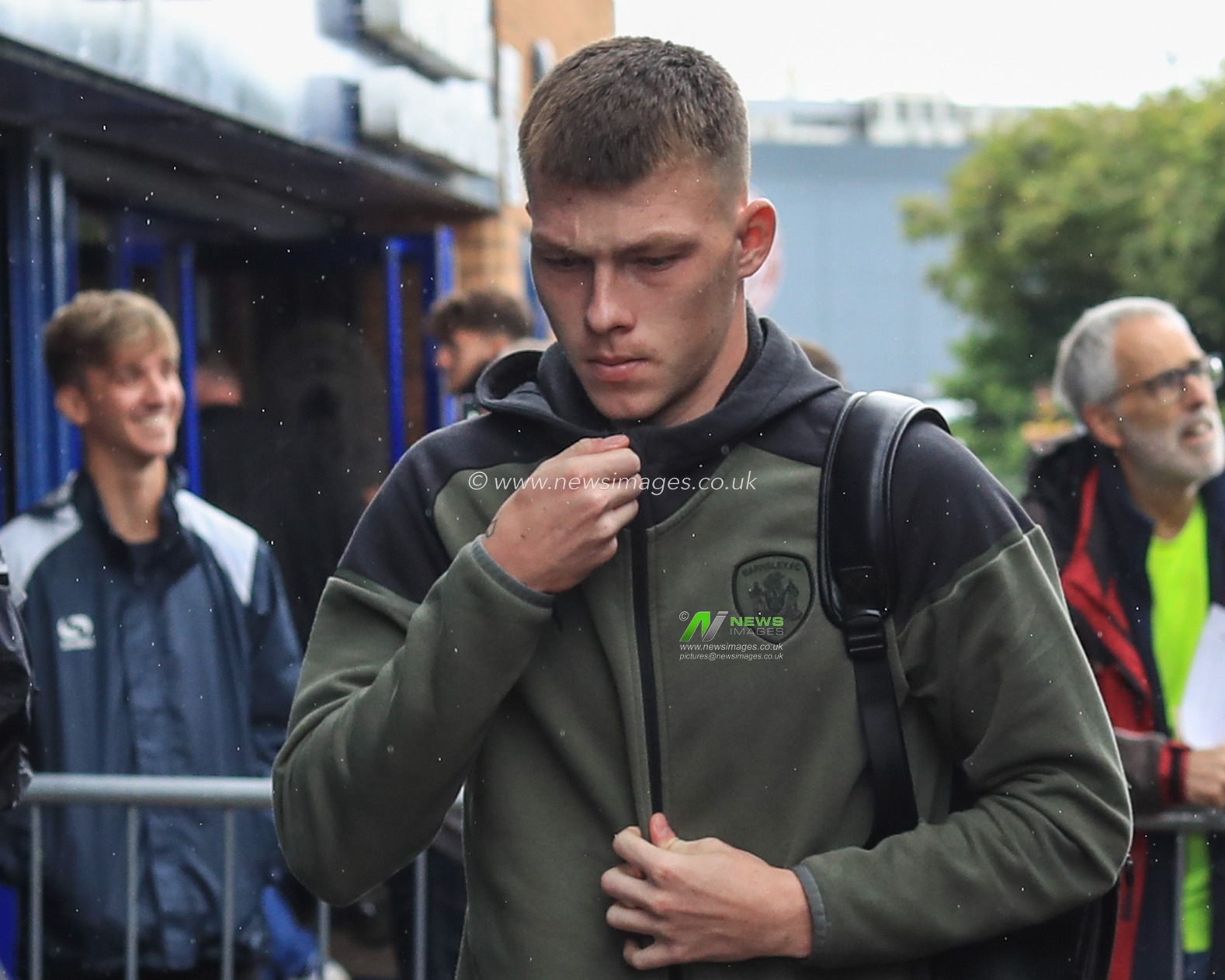 Kacper Åopata #4 of Barnsley arrives during the Sky Bet League 1 match Wigan Athletic vs Barnsley at DW Stadium, Wigan, United Kingdom, 26th August 2023

(Photo by Alfie Cosgrove/News Images)