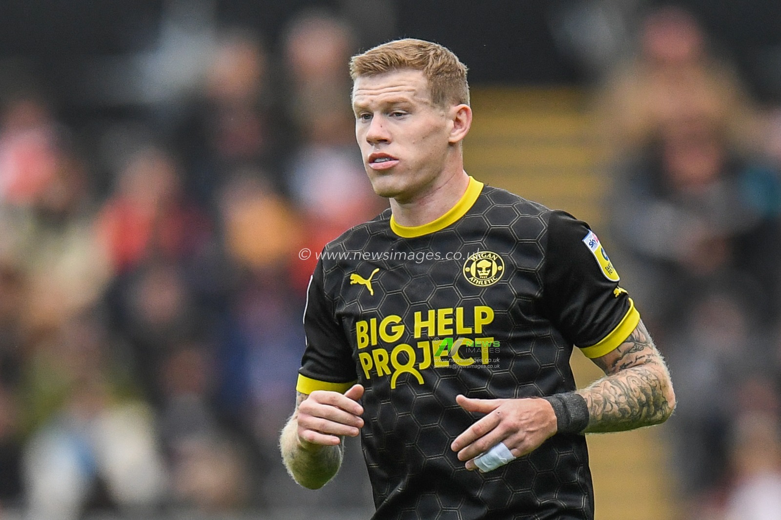 James McClean #11 of Wigan Athletic during the Sky Bet Championship match Swansea City vs Wigan Athletic at Swansea.com Stadium, Swansea, United Kingdom, 5th November 2022

(Photo by Mike Jones/News Images)