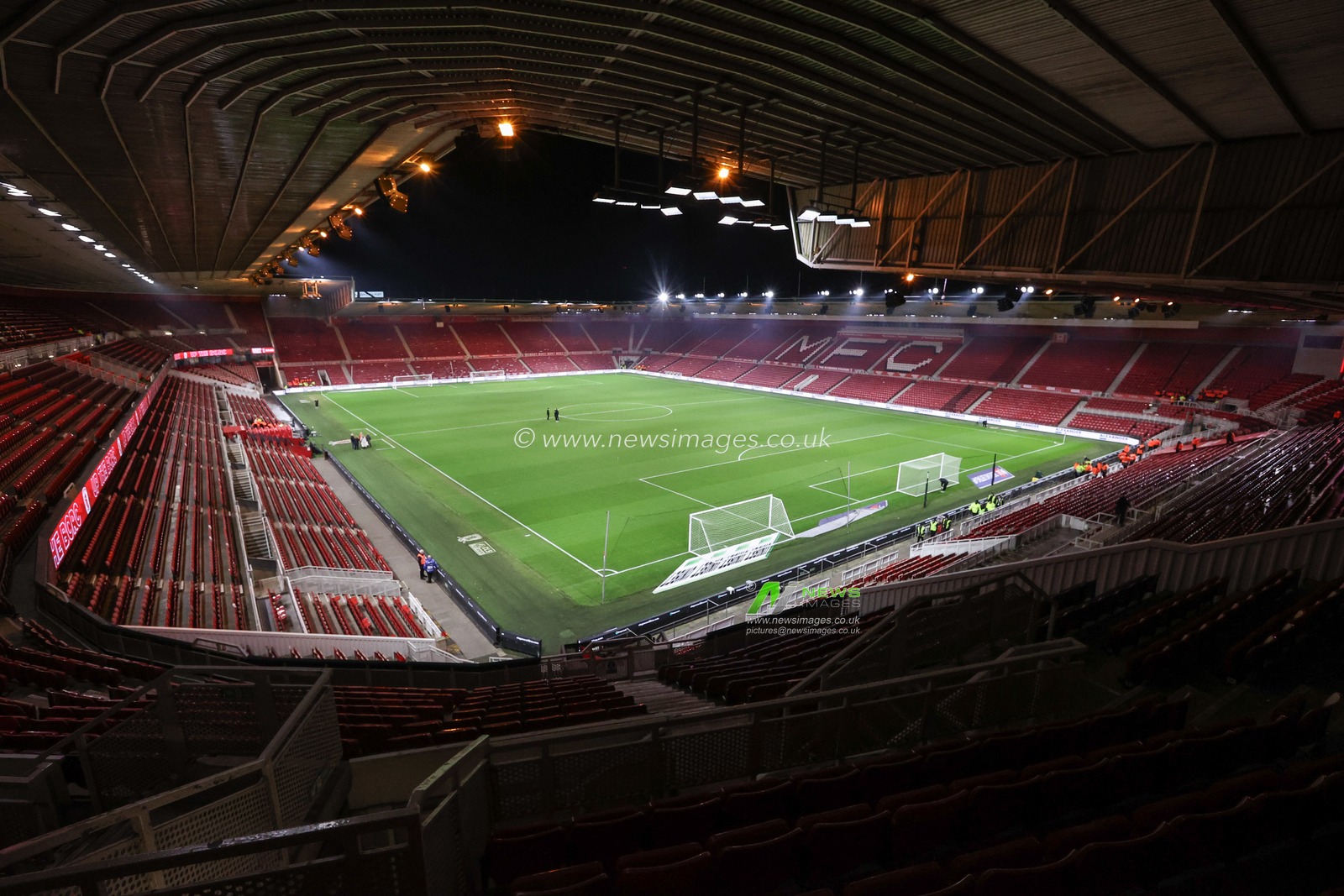 A general view of the Riverside Stadium ahead of the Sky Bet Championship match Middlesbrough vs West Bromwich Albion at Riverside Stadium, Middlesbrough, United Kingdom, 21st January 2025

(Photo by Alfie Cosgrove/News Images)