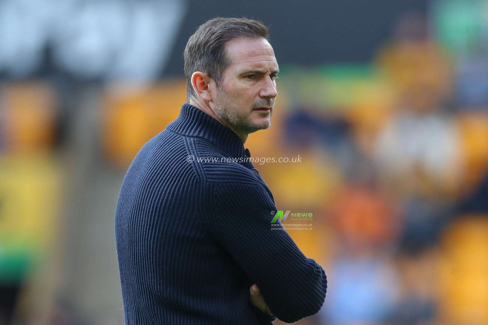 Frank Lampard Caretaker Manager of Chelsea during the pre-game warm up ahead of the Premier League match Wolverhampton Wanderers vs Chelsea at Molineux, Wolverhampton, United Kingdom, 8th April 2023

(Photo by Gareth Evans/News Images)