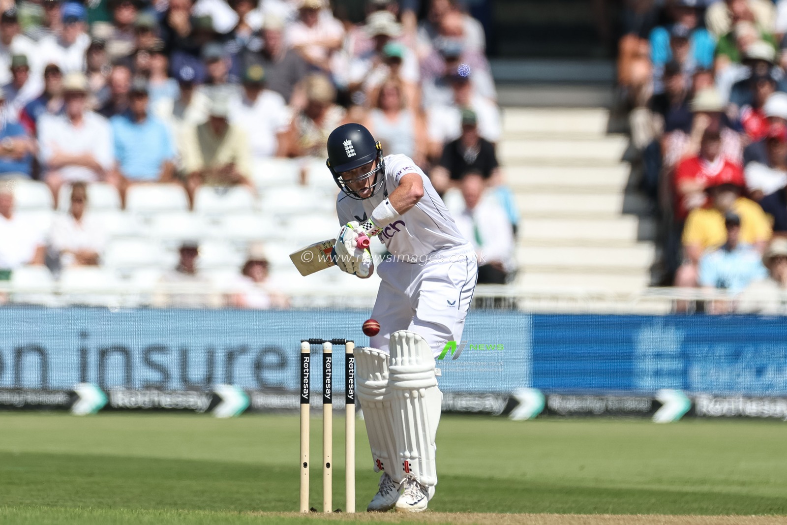 Ollie Pope of England in action during the 2nd Rothesay Test Match match England vs West Indies at Trent Bridge, Nottingham, United Kingdom, 18th July 2024

(Photo by Mark Cosgrove/News Images)