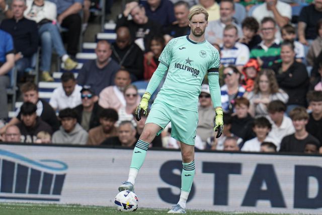 Caoimhín Kelleher of Brentford during the Pre-season friendly match Queens Park Rangers vs Brentford at Kiyan Prince Foundation Stadium, London, United Kingdom, 2nd August 2025

(Photo by Harvey Murphy/News Images)