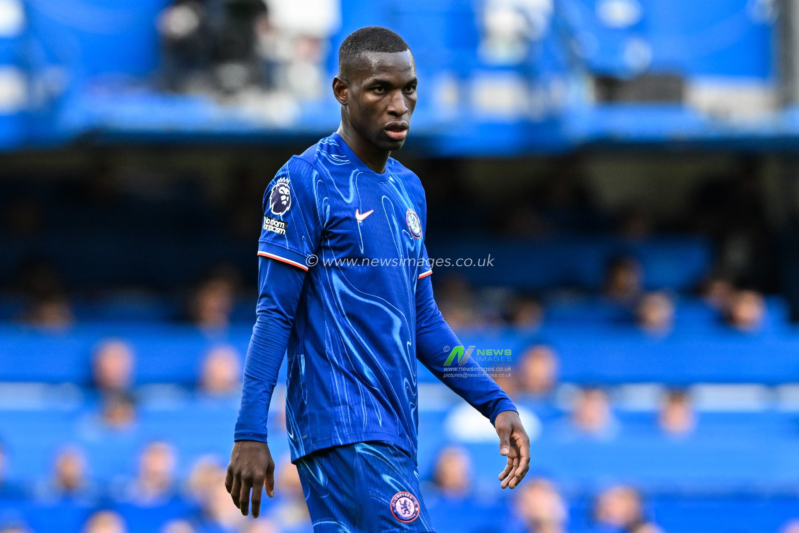 Nicolas Jackson of Chelsea during the Premier League match Chelsea vs Newcastle United at Stamford Bridge, London, United Kingdom, 27th October 2024

(Photo by Cody Froggatt/News Images)