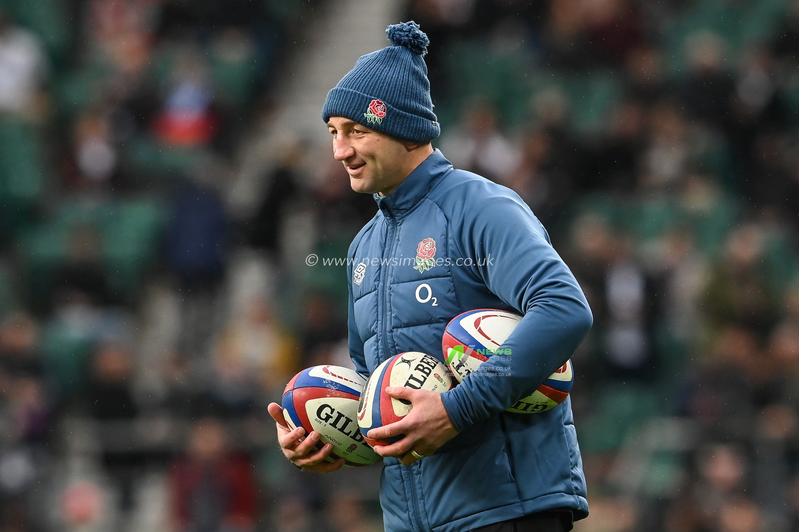 Steve Borthwick Head Coach of England during pre match warm up ahead of the 2023 Guinness 6 Nations match England vs Italy at Twickenham Stadium, Twickenham, United Kingdom, 12th February 2023

(Photo by Craig Thomas/News Images)