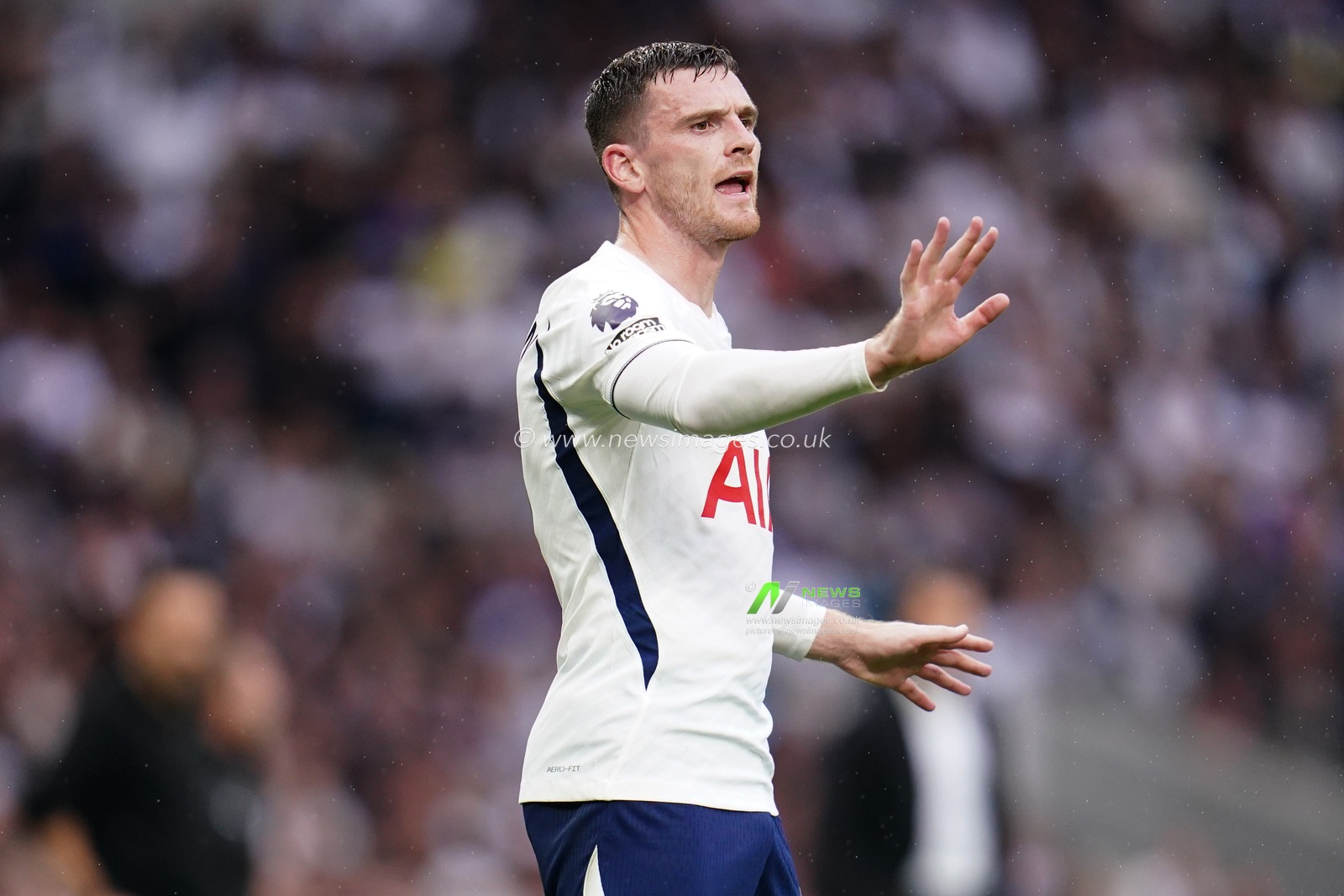 Andrew Robertson of Tottenham Hotspur during the Premier League match Tottenham Hotspur vs Newcastle Untied at Tottenham Hotspur Stadium, London, United Kingdom on 29 August 2026

(Photo by Harvey Murphy/News Images)