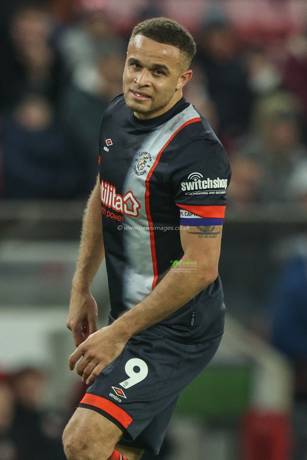 Carlton Morris of Luton Town during the Sky Bet Championship match Sunderland vs Luton Town at Stadium Of Light, Sunderland, United Kingdom, 12th February 2025

(Photo by Alfie Cosgrove/News Images)