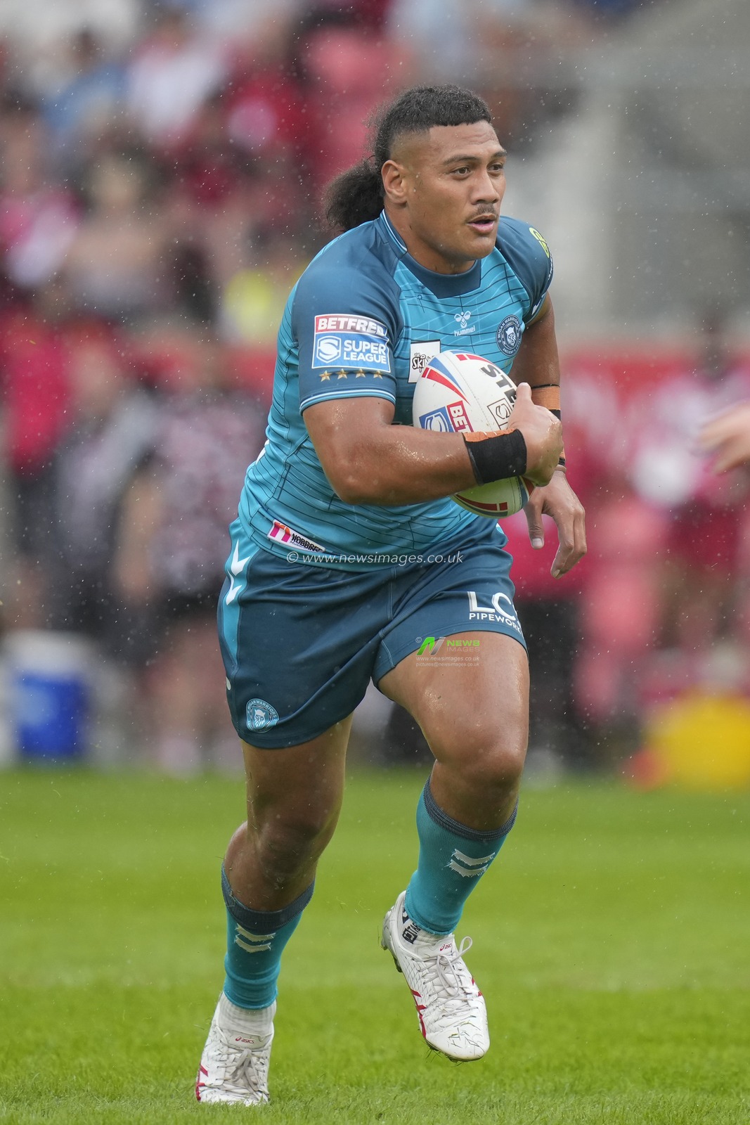Patrick Mago #20 of Wigan Warriors during the Betfred Super League Round 16 match Salford Red Devils vs Wigan Warriors at AJ Bell Stadium, Eccles, United Kingdom, 25th June 2023

(Photo by Steve Flynn/News Images)