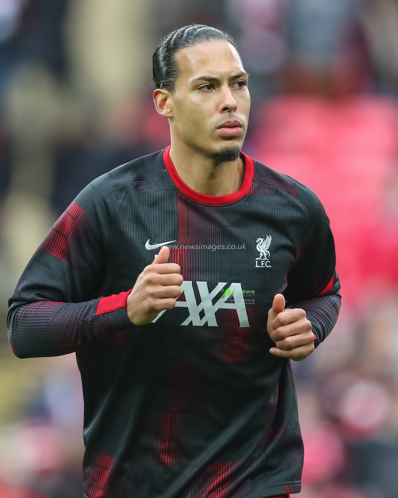 Virgil van Dijk of Liverpool in the pregame warmup session during the Carabao Cup Final match Chelsea vs Liverpool at Wembley Stadium, London, United Kingdom, 25th February 2024

(Photo by Gareth Evans/News Images)