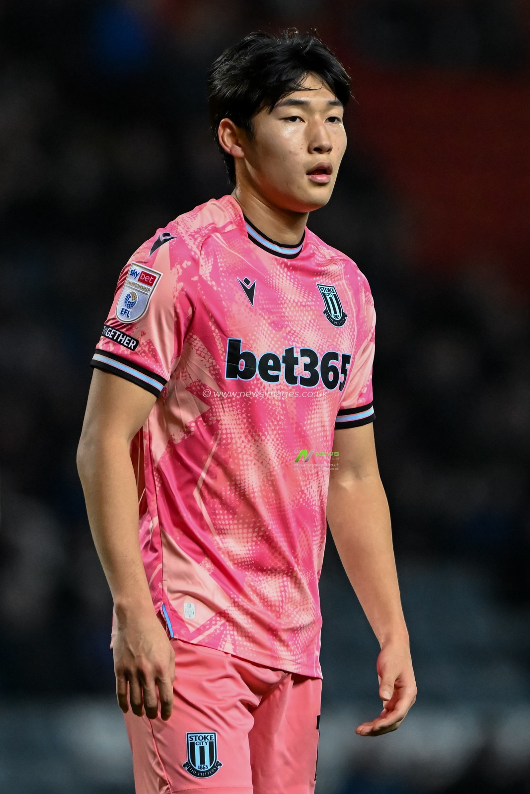 Bae Jun-Ho of Stoke City during the Sky Bet Championship match Blackburn Rovers vs Stoke City at Ewood Park, Blackburn, United Kingdom, 6th November 2024

(Photo by Cody Froggatt/News Images)