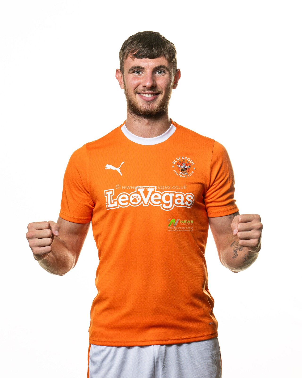 Blackpool Squad Headshots at Bloomfield Road, Blackpool, United Kingdom, 27th July 2023

(Photo by Craig Thomas/News Images)
