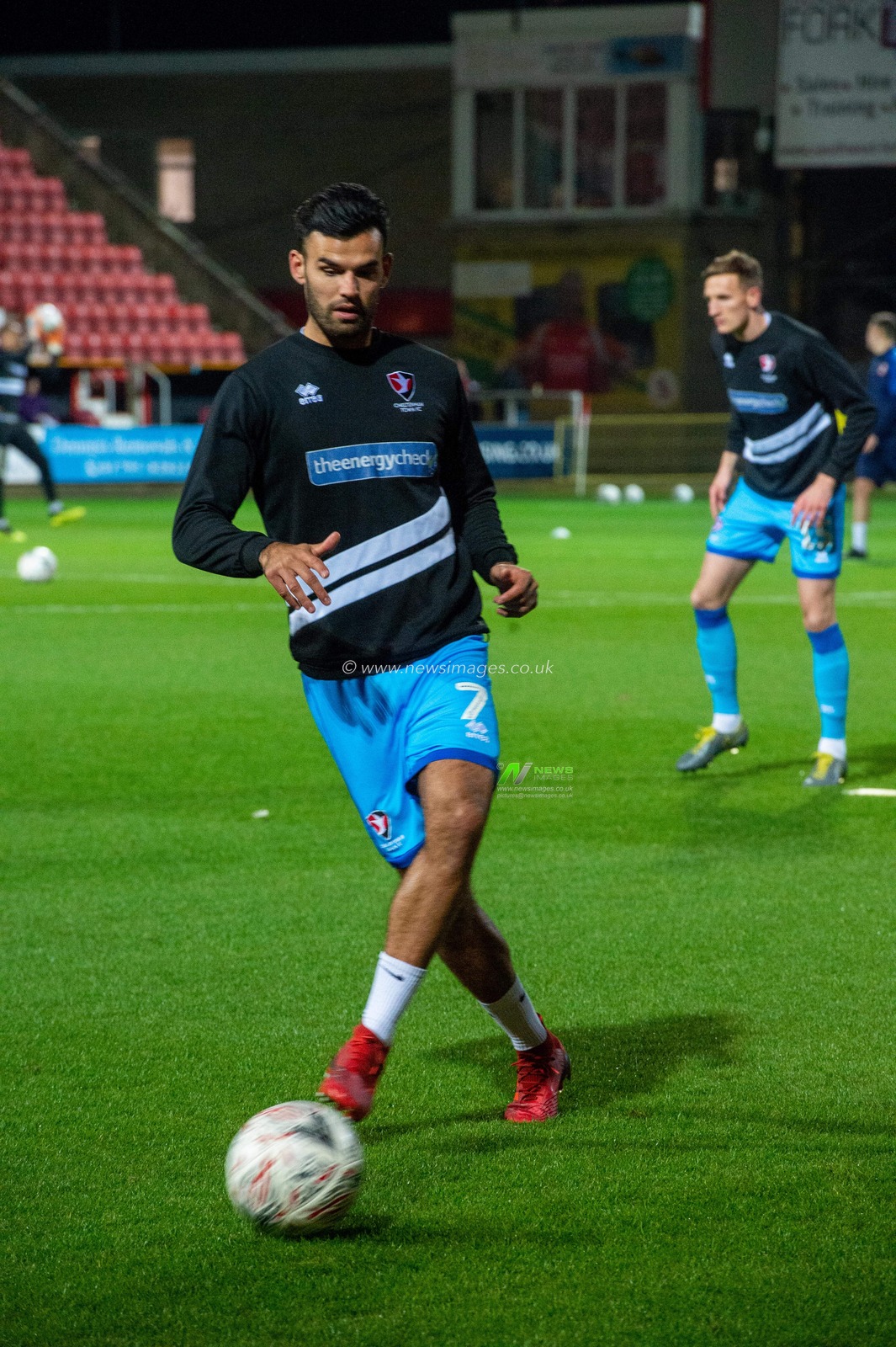 19th November 2019, County Ground, Swindon, England; Emirates FA Cup, First Round Replay, Swindon Town v Cheltenham Town :Conor Thomas of Cheltenham Town

Credit: Gareth Dalley/News Images