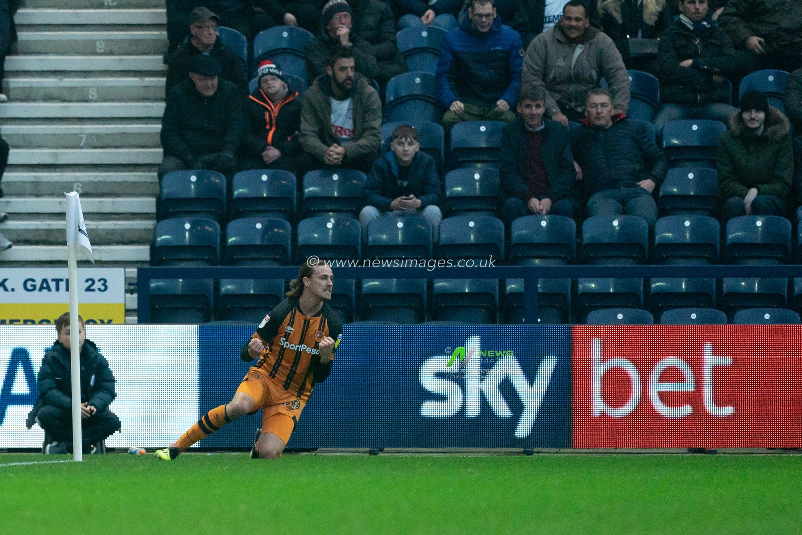 Hull City's Jackson Irvine celebrates scoring the opening goal 


26th December 2018, Deepdale, Preston, England; Sky Bet Championship, Preston North End vs Hull City ; 


Credit: Terry Donnelly/News Images

English Football League images are subject to DataCo Licence