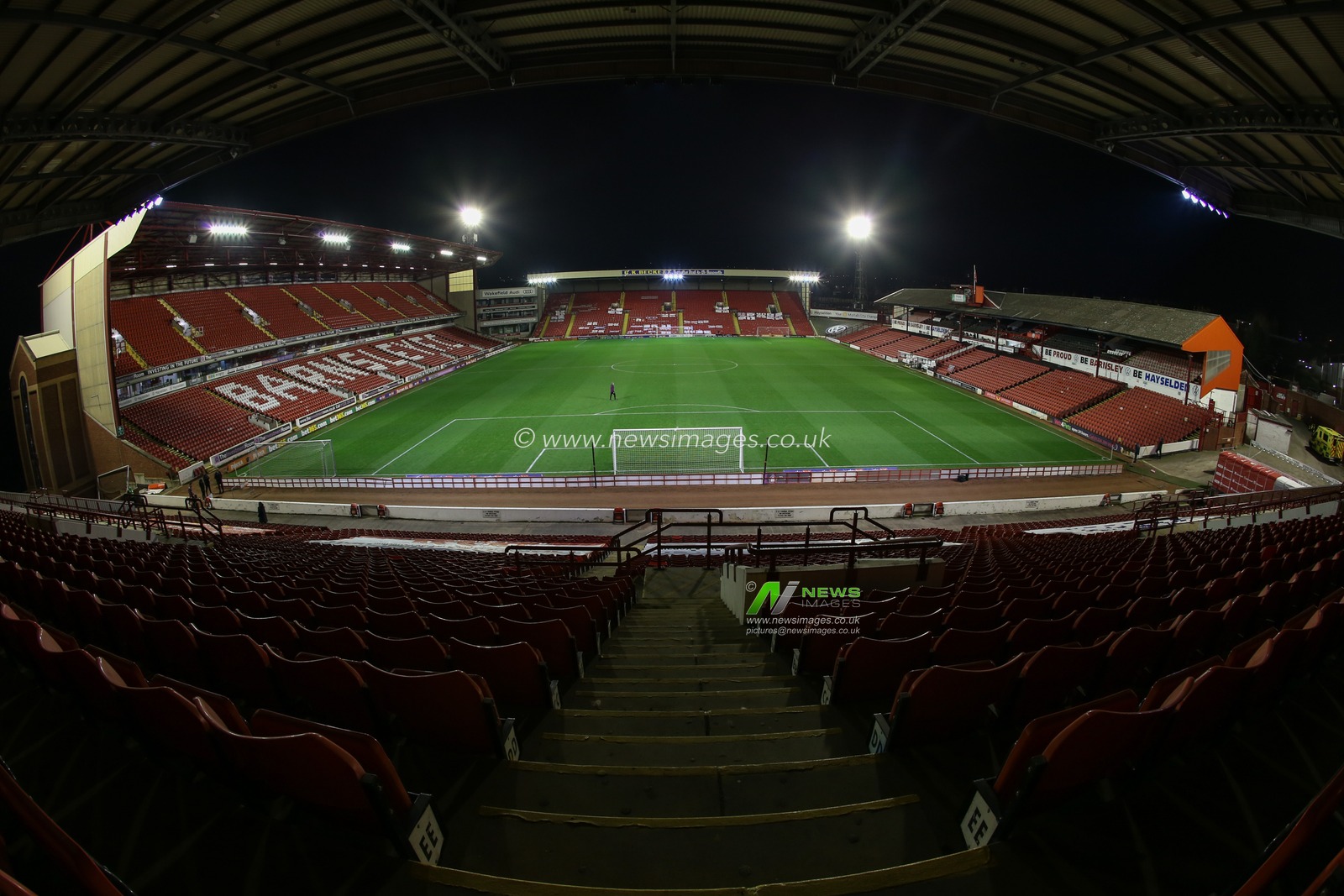 A general view of Oakwell, home to Barnsley fc