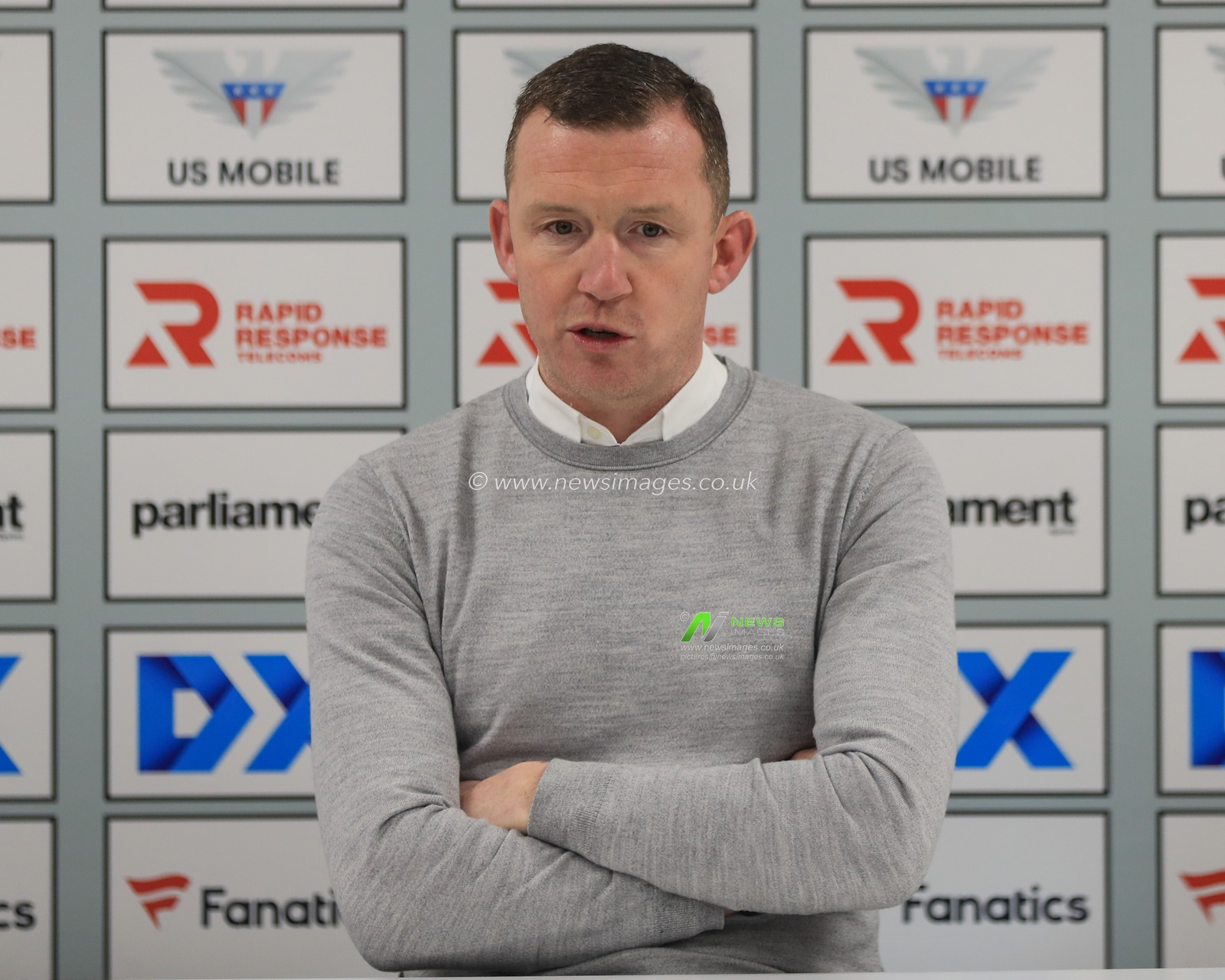 Neill Collins Head coach of Barnsley speaks in the post match press conference during the Sky Bet League 1 match Barnsley vs Stevenage at Oakwell, Barnsley, United Kingdom, 23rd December 2023

(Photo by Alfie Cosgrove/News Images)