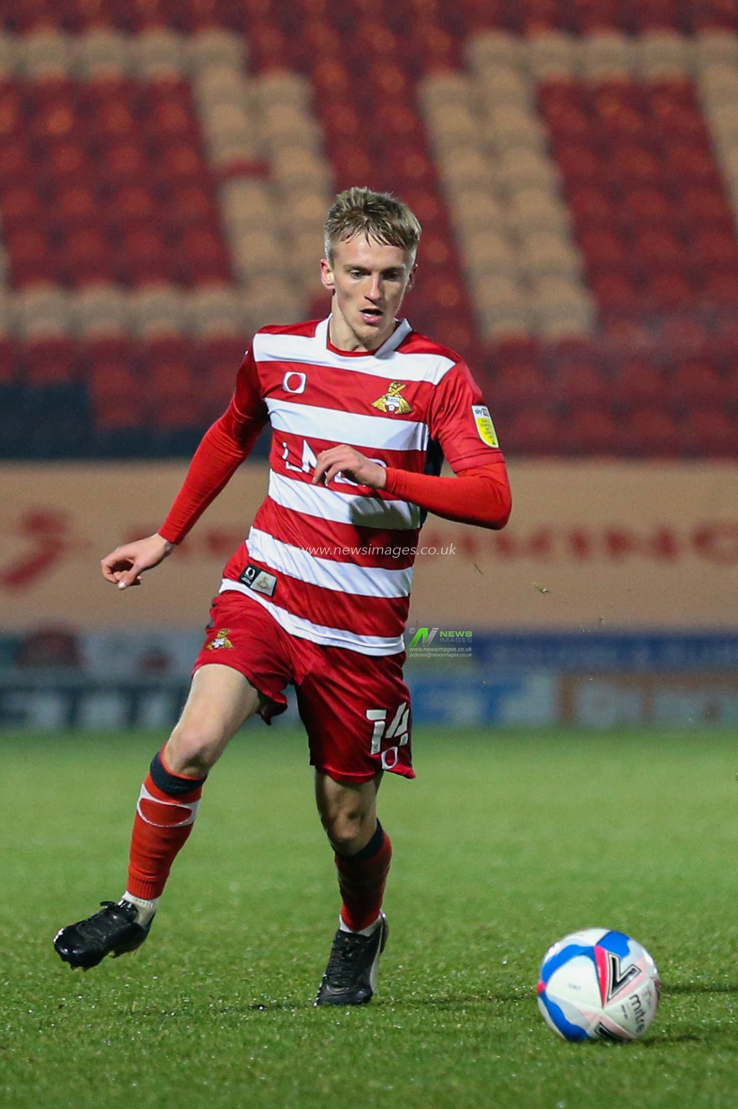 Matt Smith #14 of Doncaster Rovers during the game