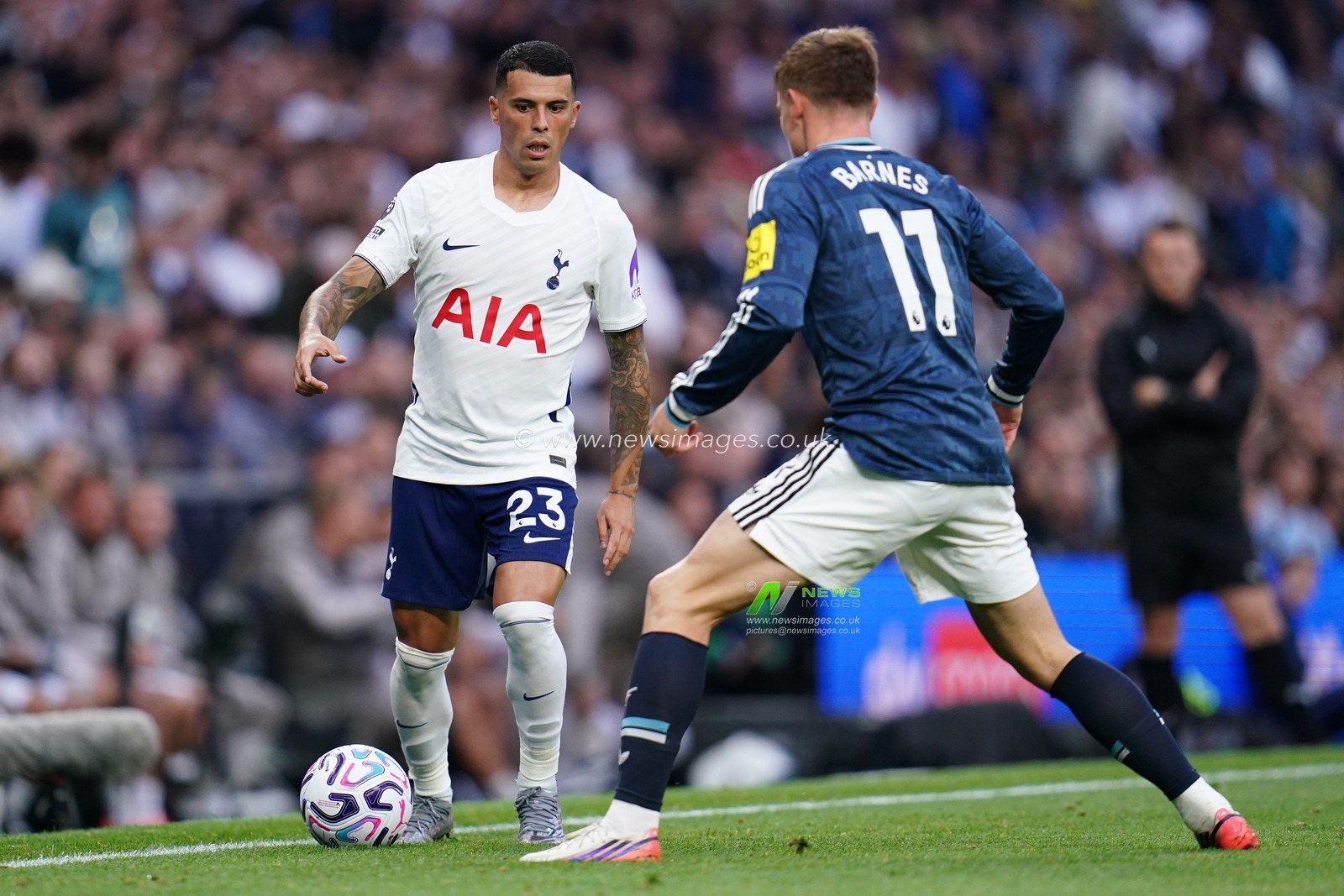 during the Premier League match Tottenham Hotspur vs Newcastle Untied at Tottenham Hotspur Stadium, London, United Kingdom on 29 August 2026

(Photo by Harvey Murphy/News Images)