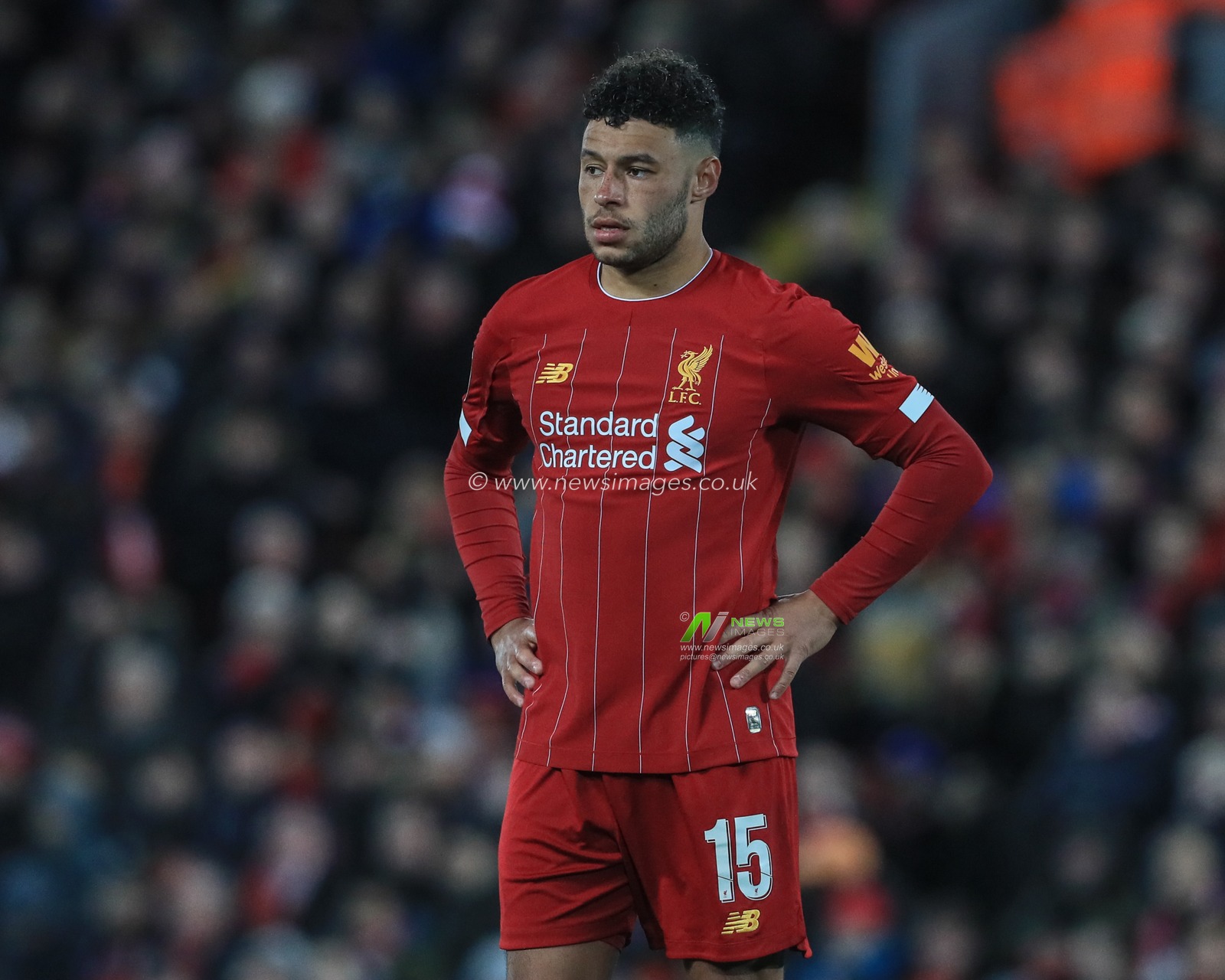30th October 2019, Anfield, Liverpool, England; Carabao Cup, Liverpool v Arsenal : Alex Oxlade-Chamberlain (15) of Liverpool during the game

Credit: Mark Cosgrove/News Images