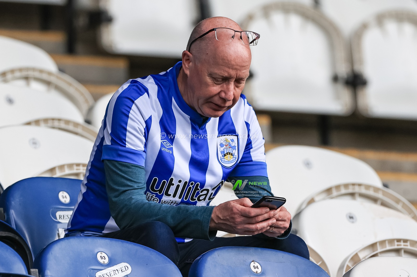 Huddersfield Fans arrive for the game