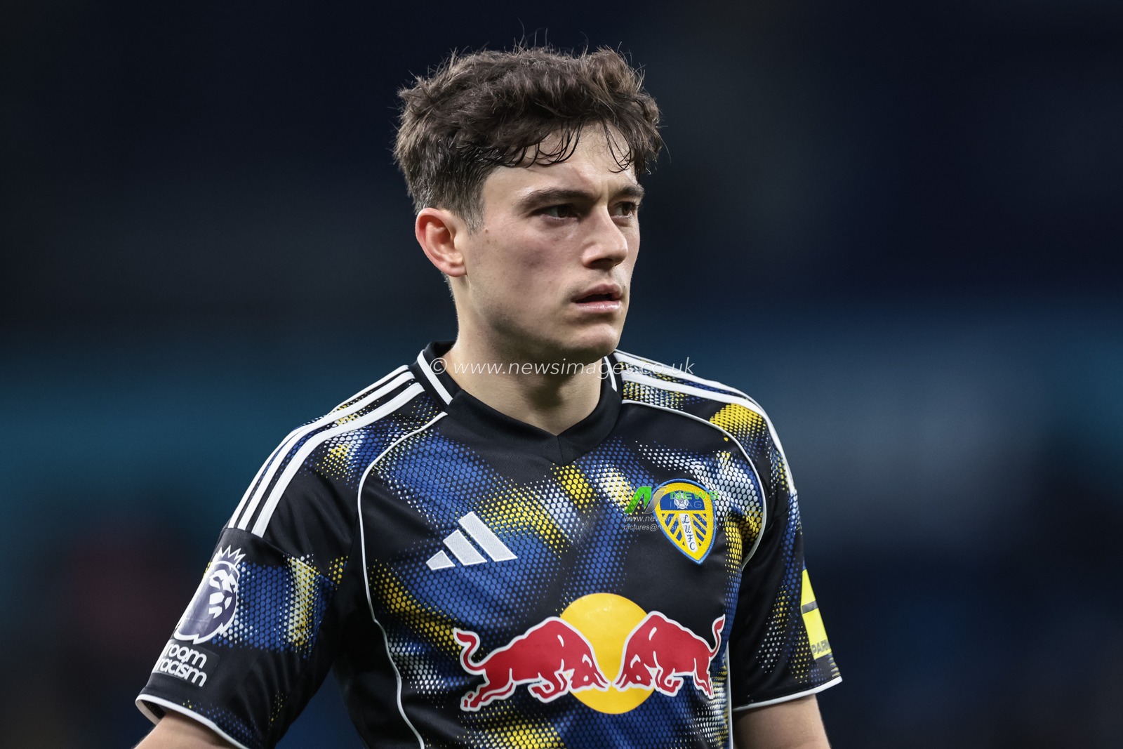 Daniel James of Leeds United during the Premier League match Manchester City vs Leeds United at Etihad Stadium, Manchester, United Kingdom, 29th November 2025

(Photo by Mark Cosgrove/News Images)

*** GER AUT SUI OUT ***