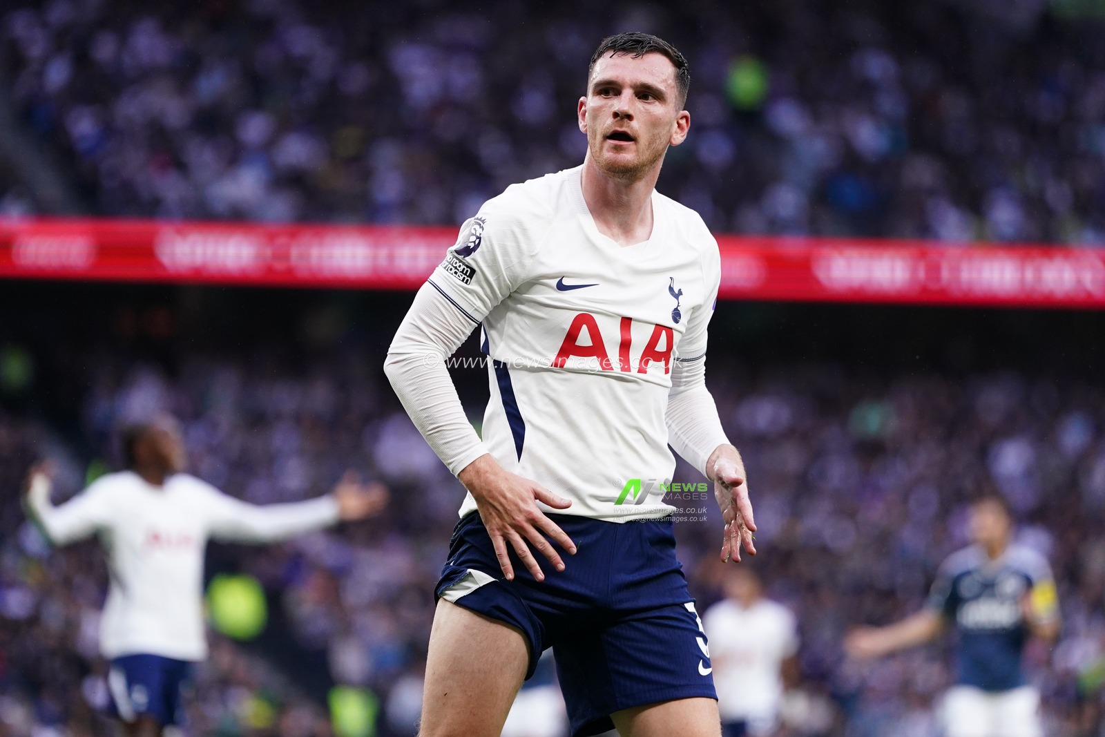 Andrew Robertson of Tottenham Hotspur during the Premier League match Tottenham Hotspur vs Newcastle Untied at Tottenham Hotspur Stadium, London, United Kingdom on 29 August 2026

(Photo by Harvey Murphy/News Images)