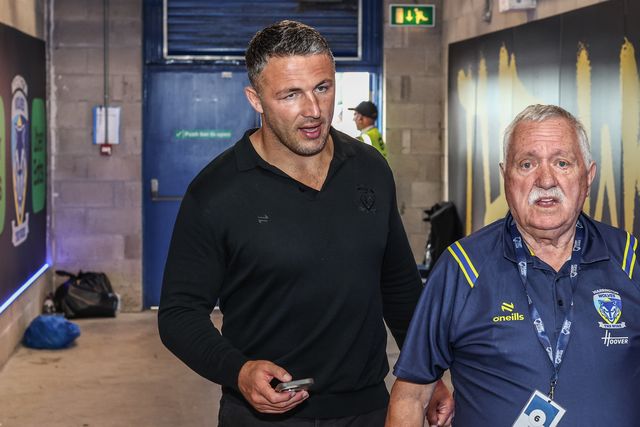 Sam Burgess Head Coach of Warrington Wolves arrives during the Betfred Super League Round 22 match Warrington Wolves vs Catalans Dragons at Halliwell Jones Stadium, Warrington, United Kingdom, 14th August 2025

(Photo by Alfie Cosgrove/News Images)