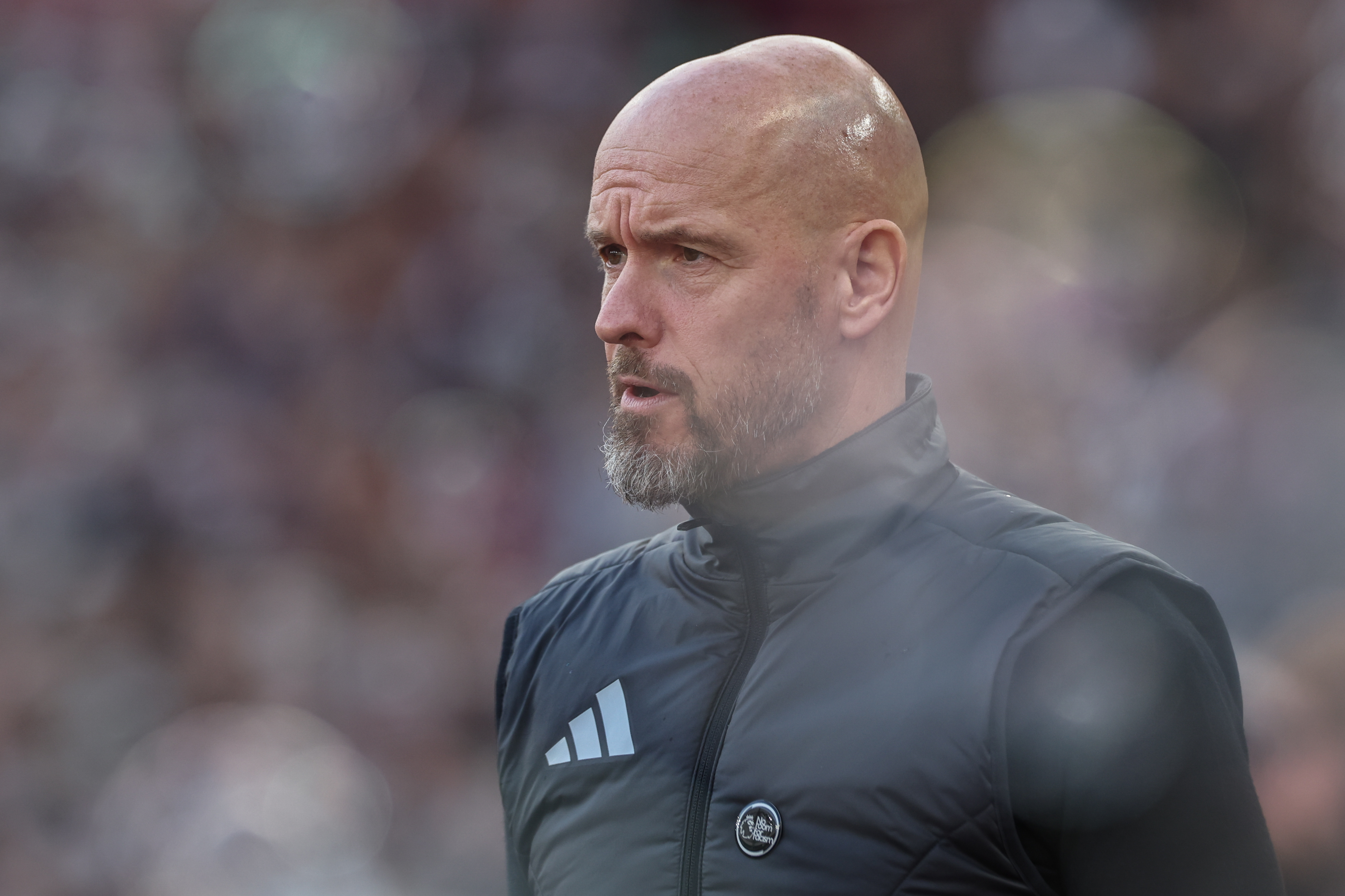 Erik Ten Hag in his last game at West Ham