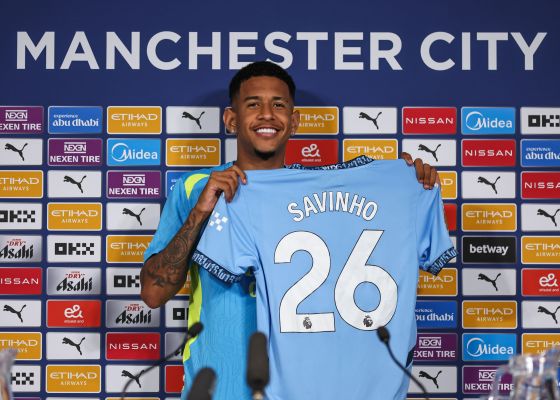 Savinho sings for Manchester City